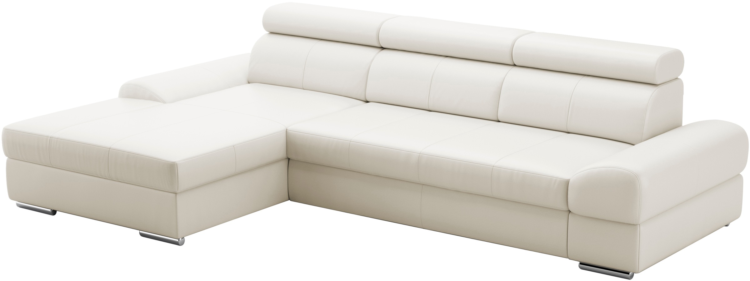 sit&more Ecksofa Broadway, mit verstellbaren Kopfteilen, wahlweise mit Bettfunktion