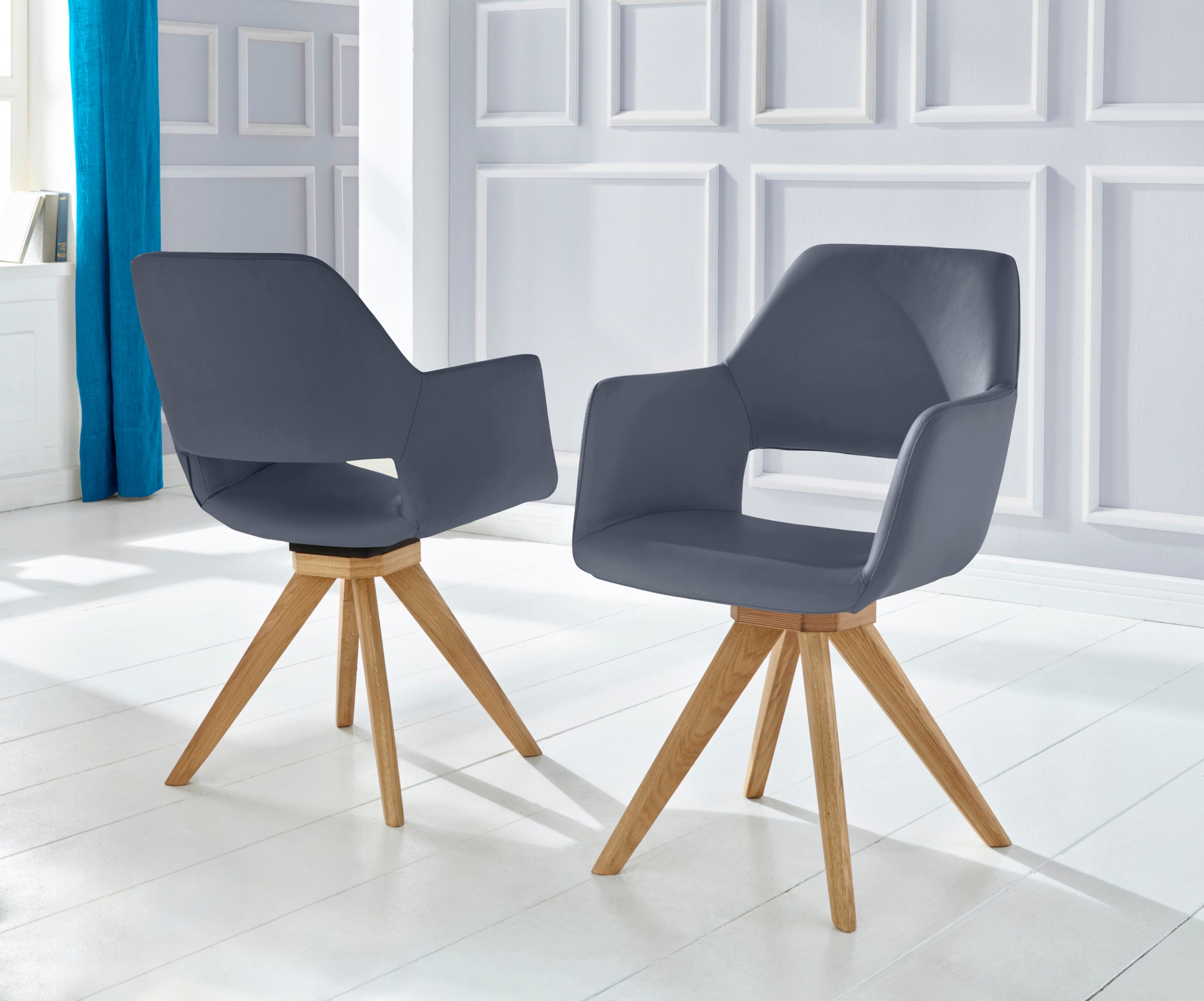 Home affaire Drehstuhl »Berlin«, (Set), 2 St., Leder, Bezug in Microfaser oder Leder kaufen