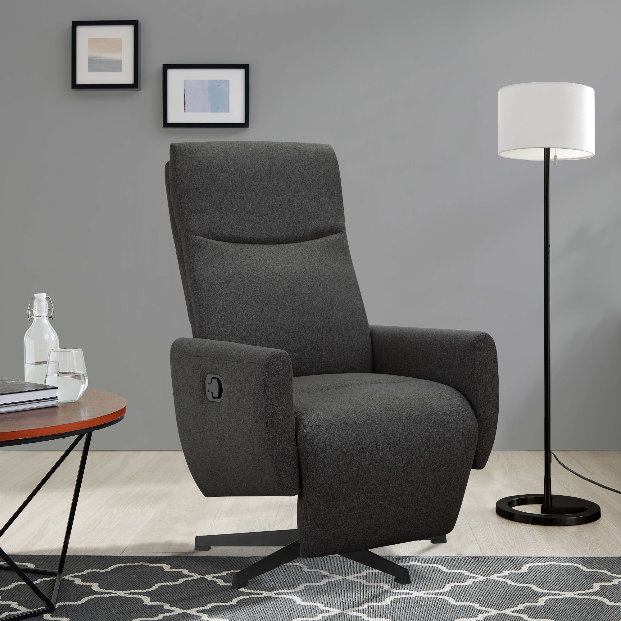 andas Relaxsessel »Kilvo, TV-Sessel mit Liegefunktion, Drehsessel, Funktionssessel,«, mit Dreh- und Relaxfunktion für das Wohnzimmer