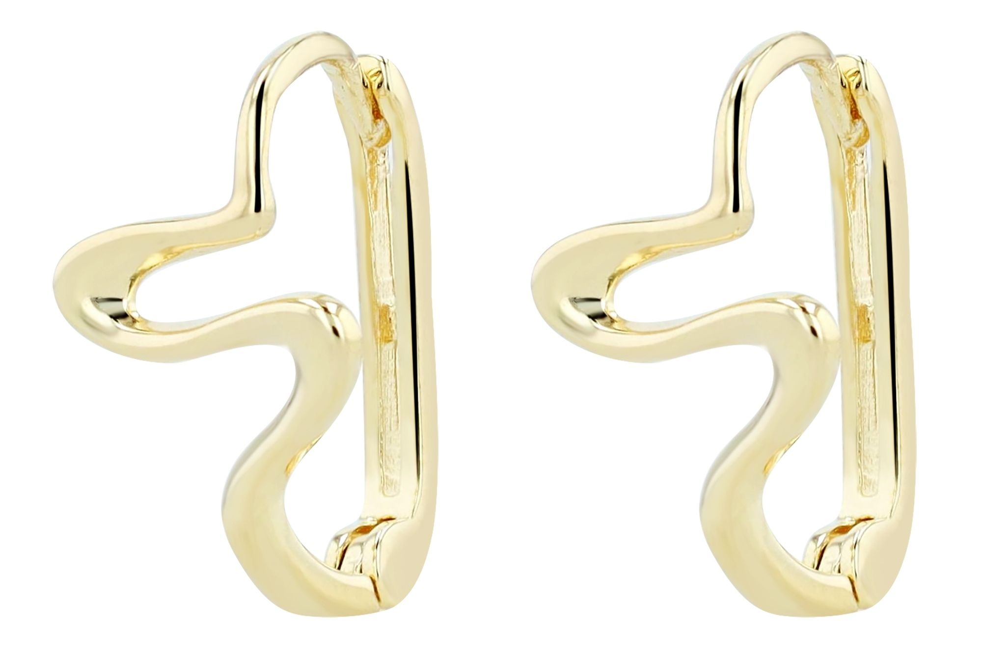 Adelia´s Klappcreolen »Damen Ohrringe – Klappcreole aus 925 Silber« Perfekt zum Verschenken an besondere Menschen