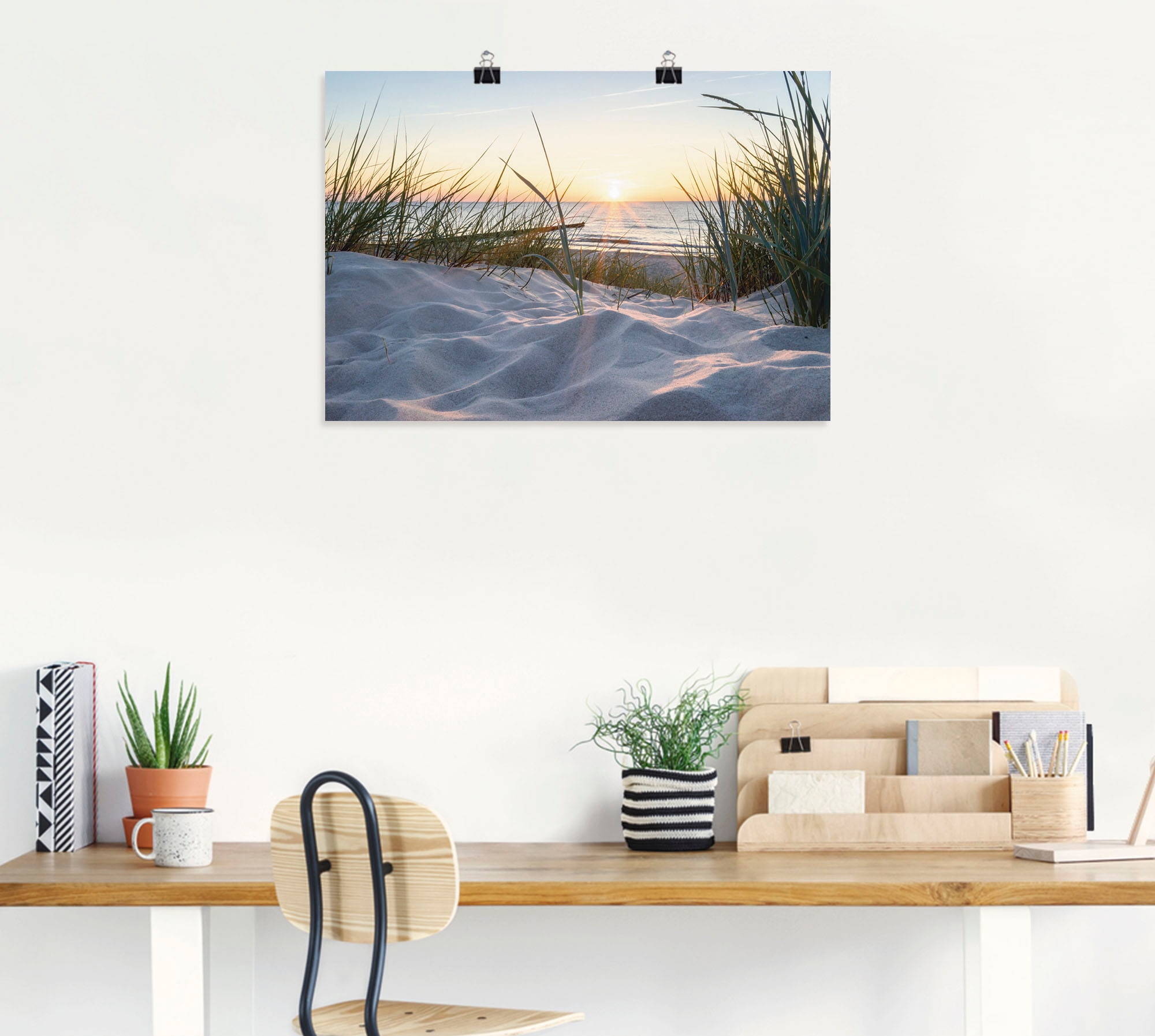 Artland Wandbild »Ostseestrand«, Strand, (1 St.), als Alubild, Outdoorbild, Leinwandbild, Poster, Wandaufkleber