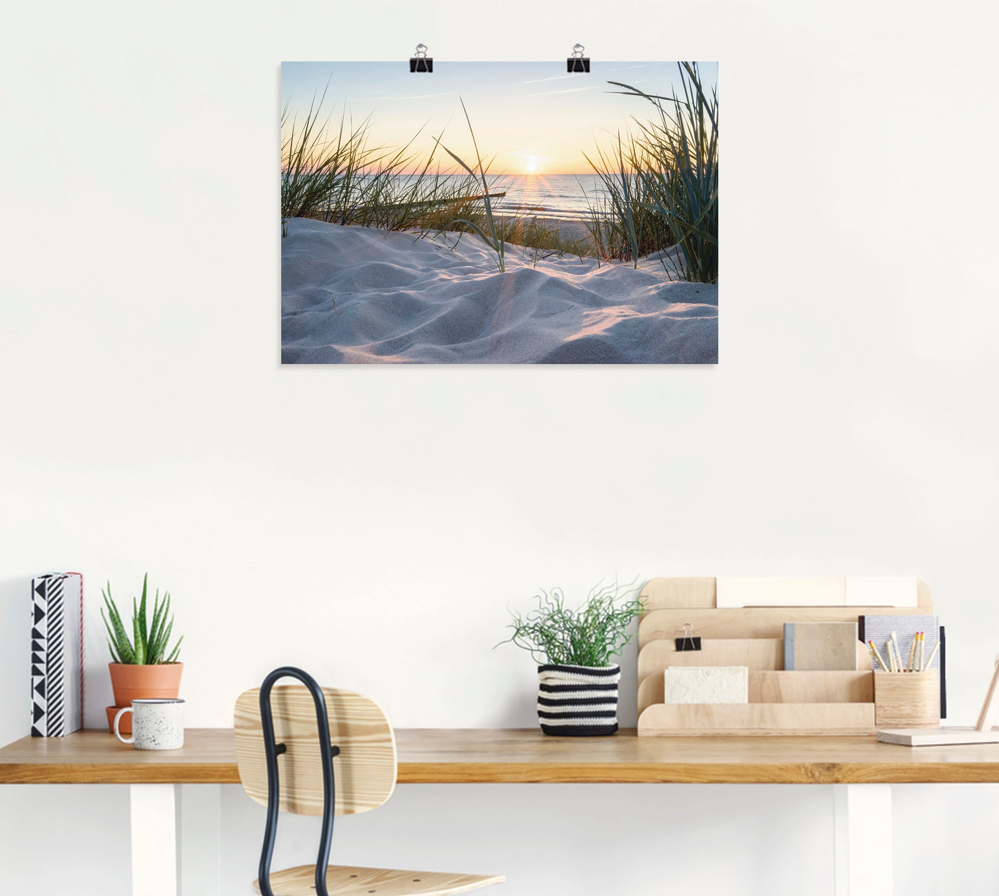 Thumbnail - Artland Wandbild "Ostseestrand" Strand 1 Stk. tlg. als Alubild, Outdoorbild, Leinwandbild, Poster, Wandaufkleber