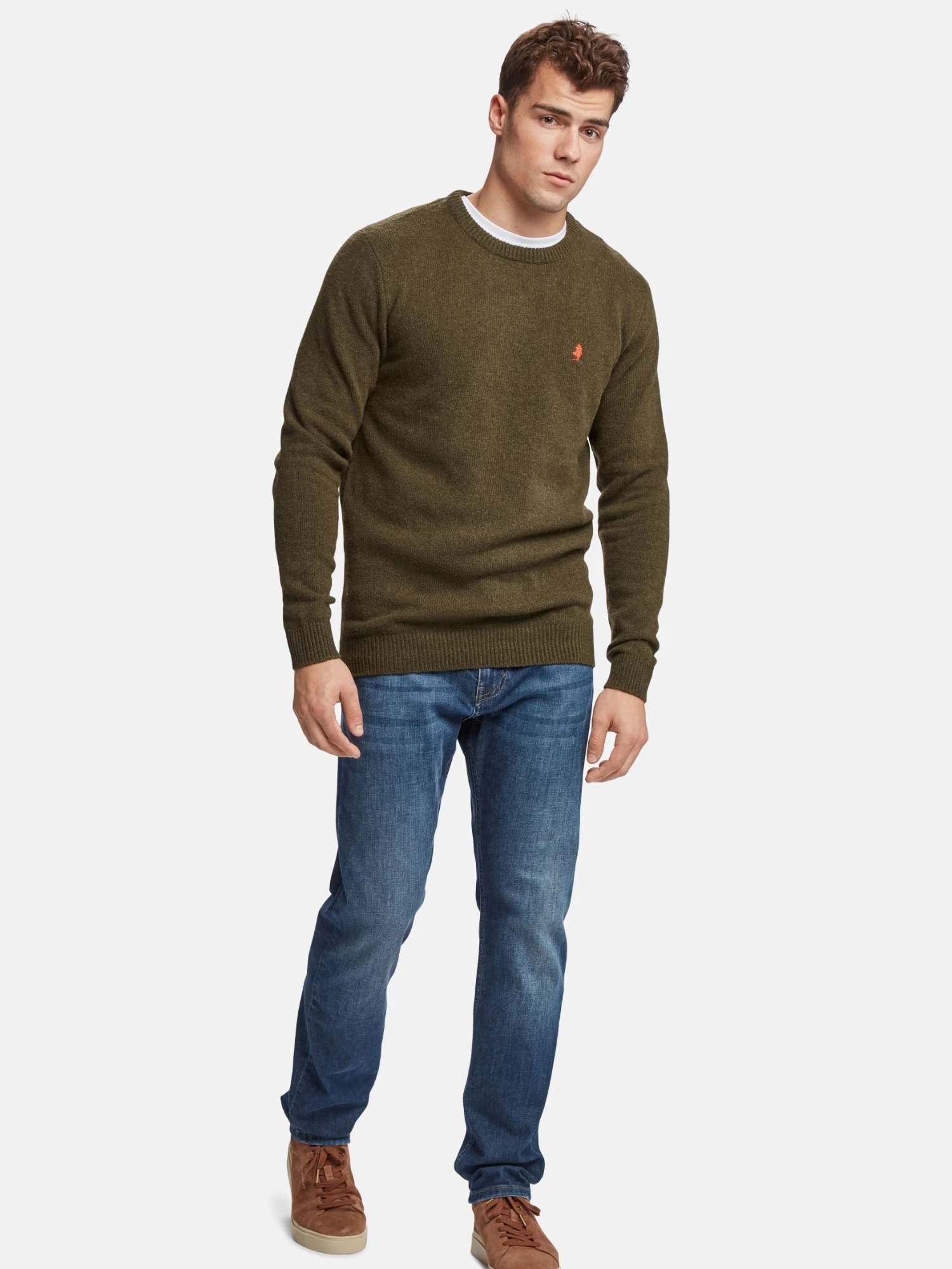 MCS Rundhalspullover »MCS Pullover MCAdrian«