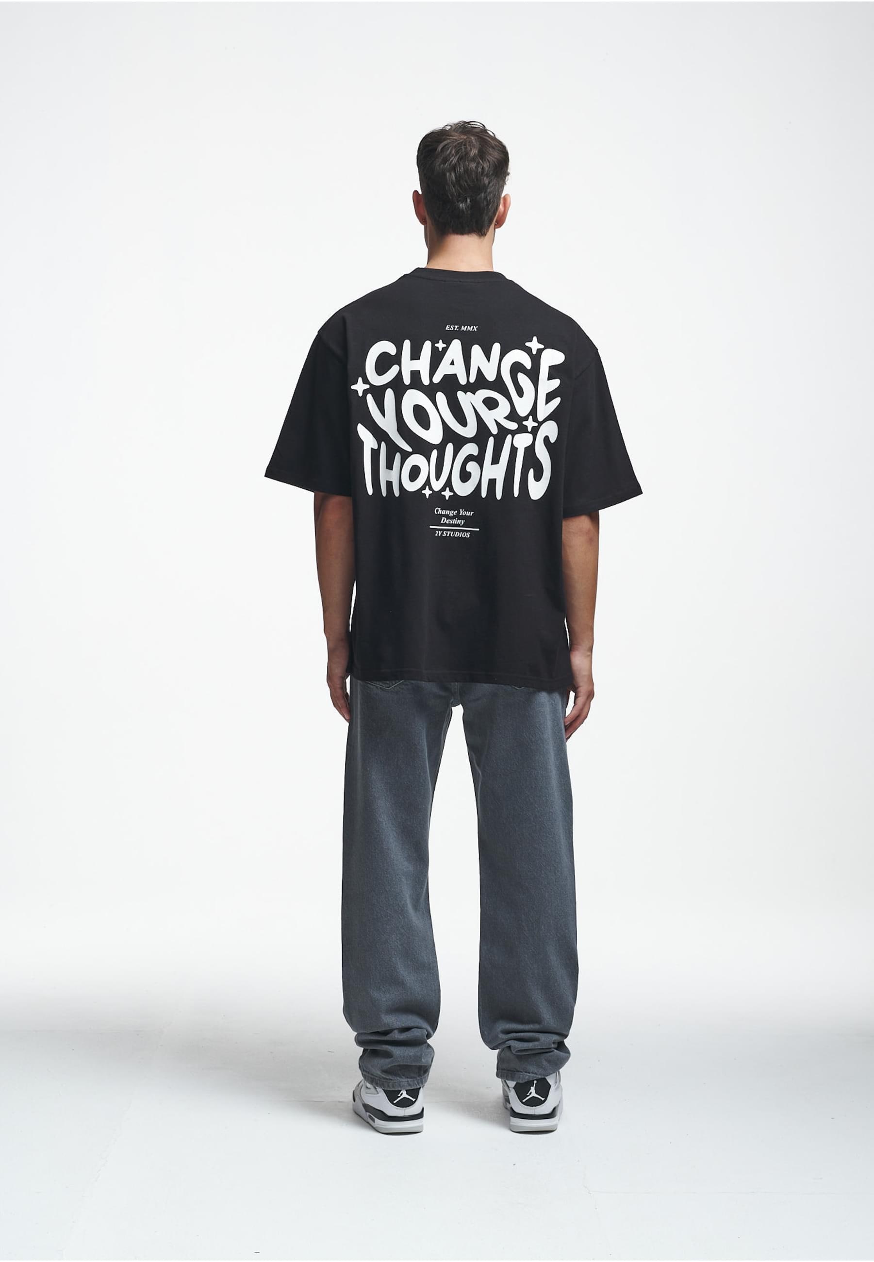 2Y Studios T-Shirt »2Y Studios Herren 2Y Thoughts Oversize Tee«, (1 tlg.)