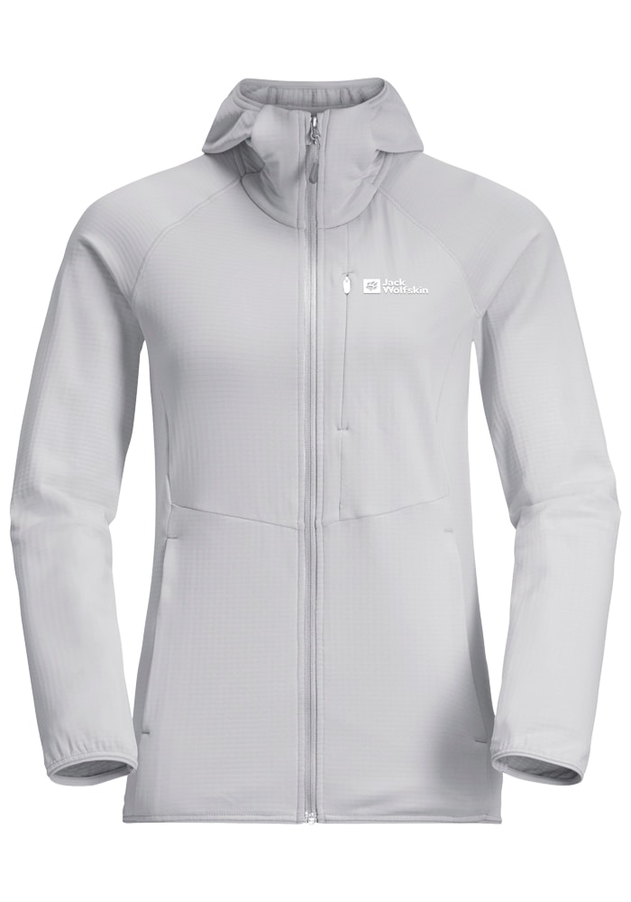 Jack Wolfskin Fleecejacke »KOLBENBERG HOODED FZ W«, mit Kapuze