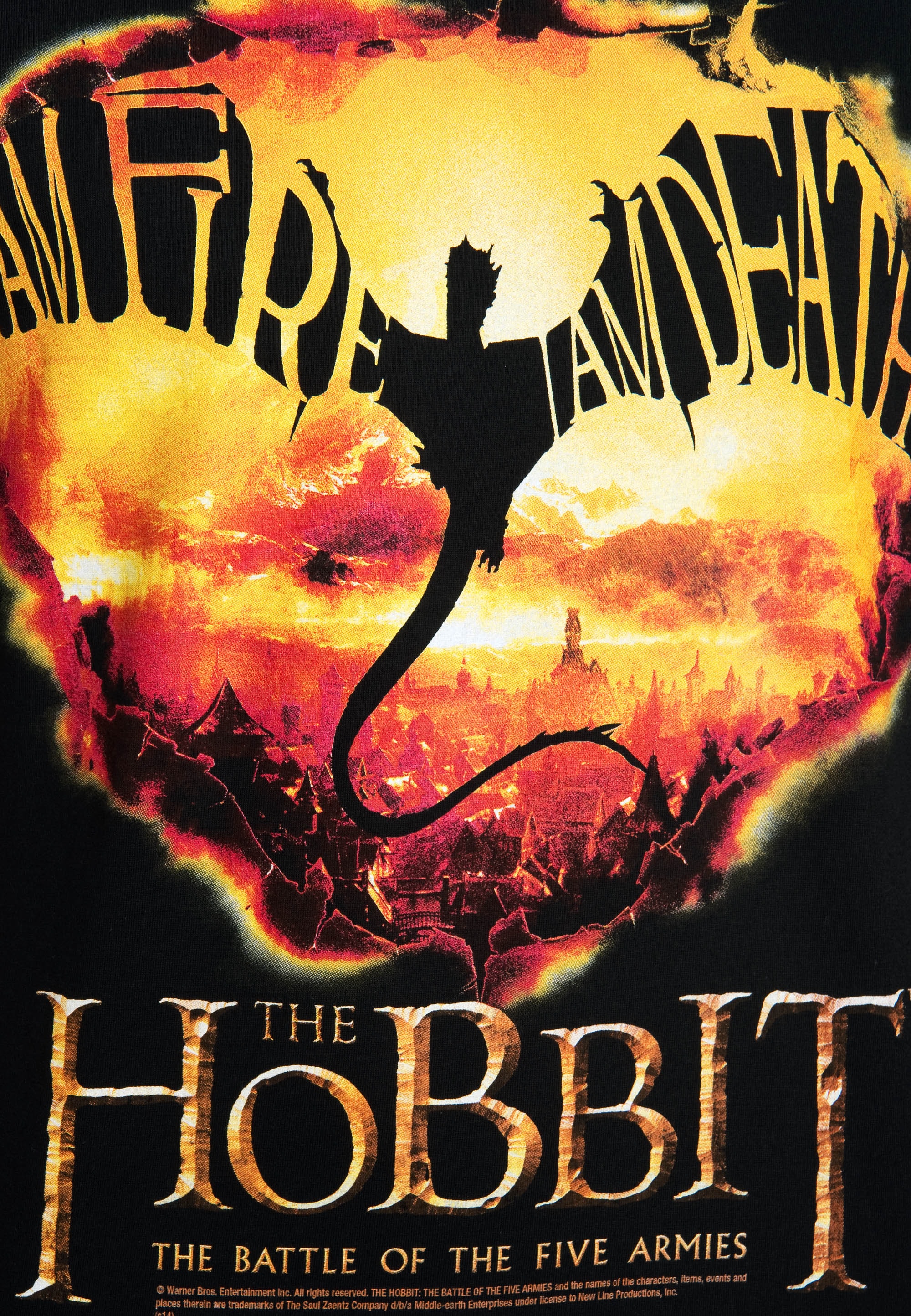 LOGOSHIRT T-Shirt »I Am Fire, I Am Death - Hobbit« mit coolem Print