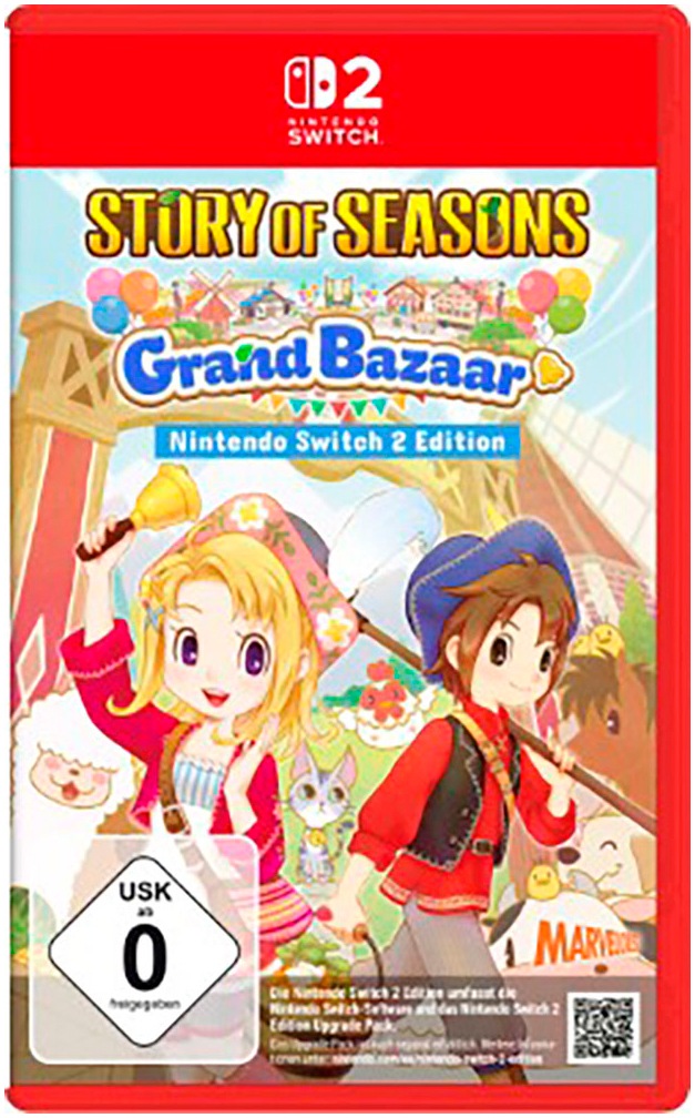 MARVELOUS GAMES Spielesoftware "Story of Seasons: Grand Bazaar (Switch 2)", Nintendo Switch 2, transparent, Spielesoftware