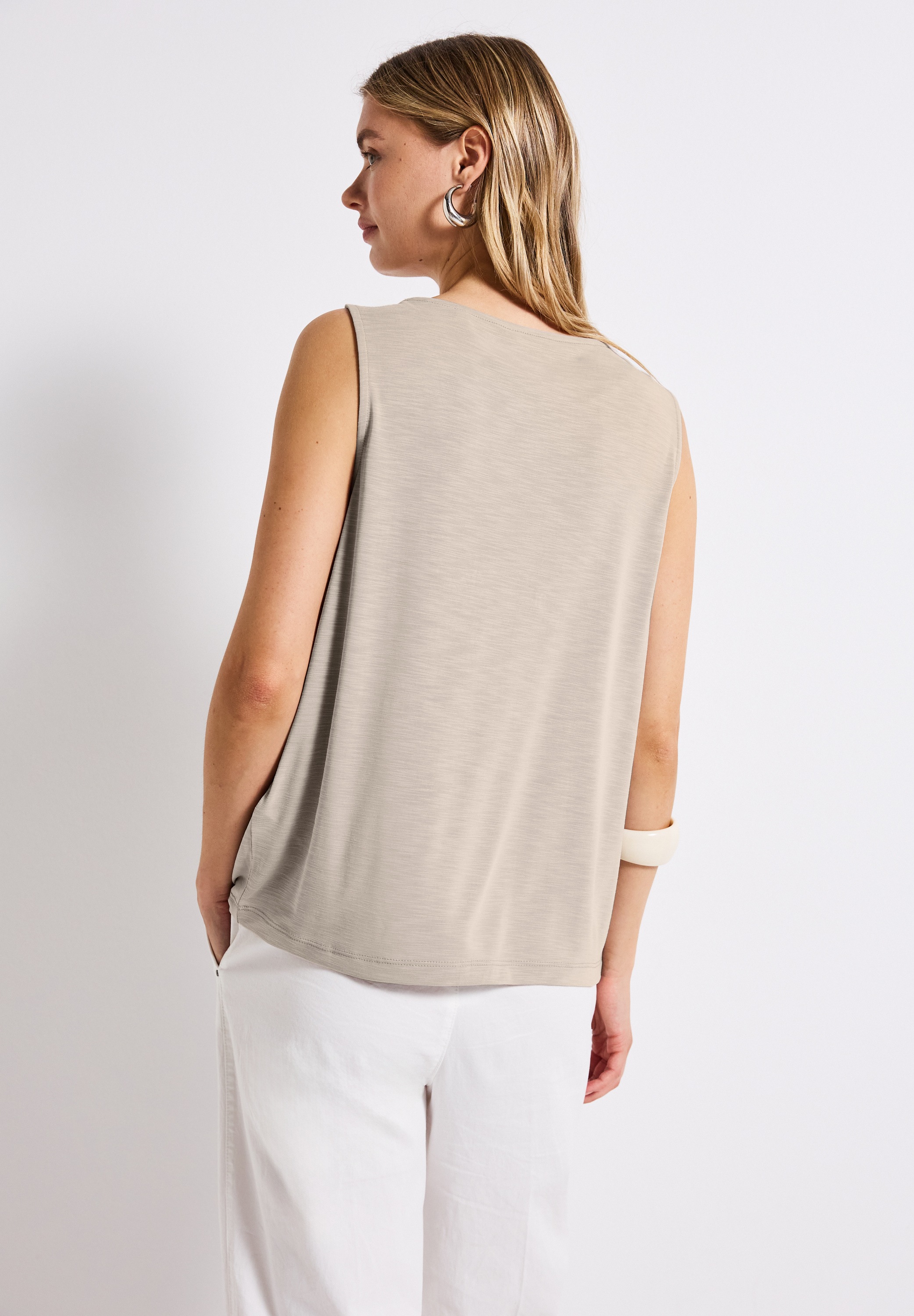 STREET ONE Tanktop, mit Schulterdetail günstig online kaufen