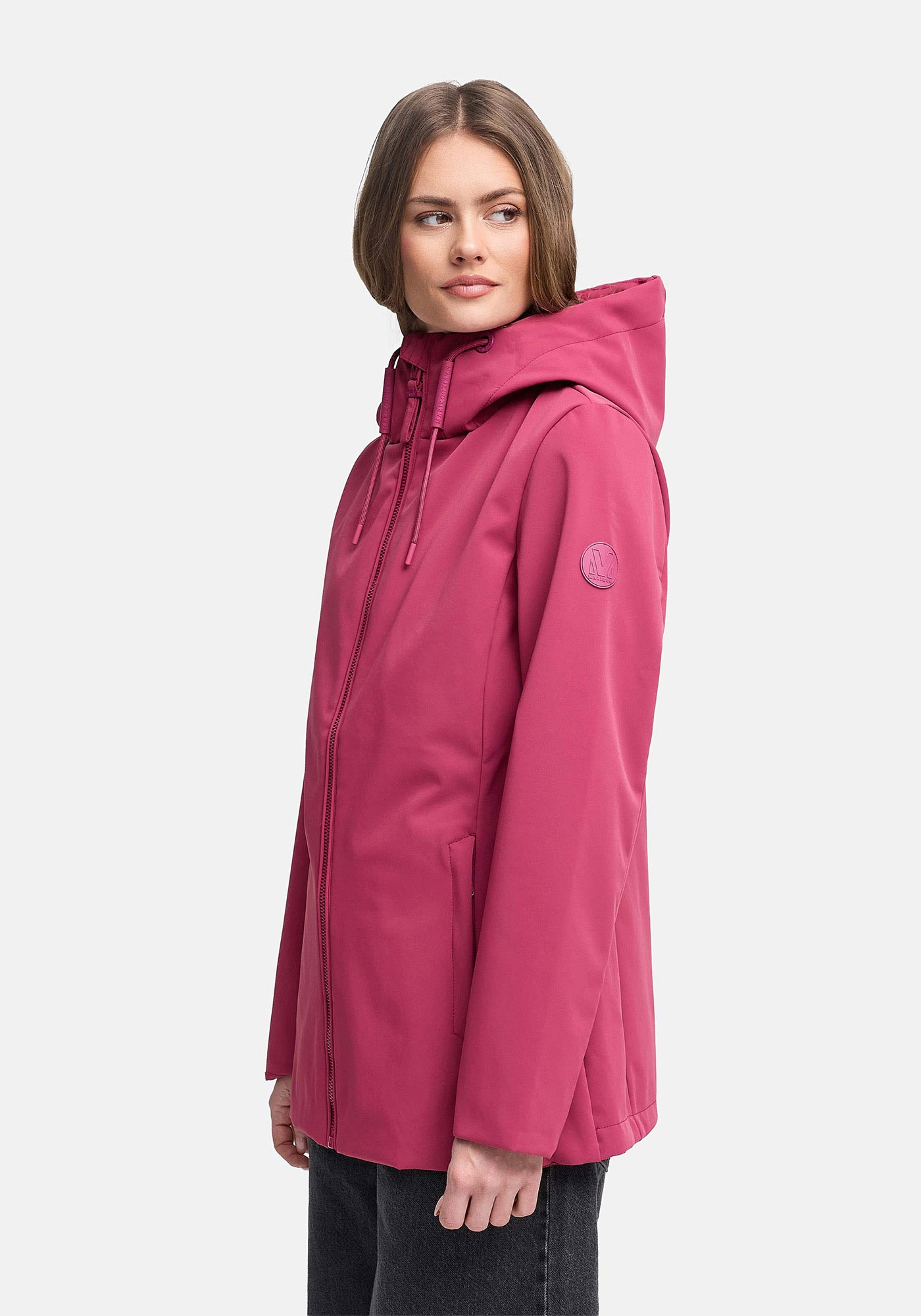 Marikoo Outdoorjacke »Minaa« Sportliche Outdoorjacke mit Kapuze und hochschließenden Kragen