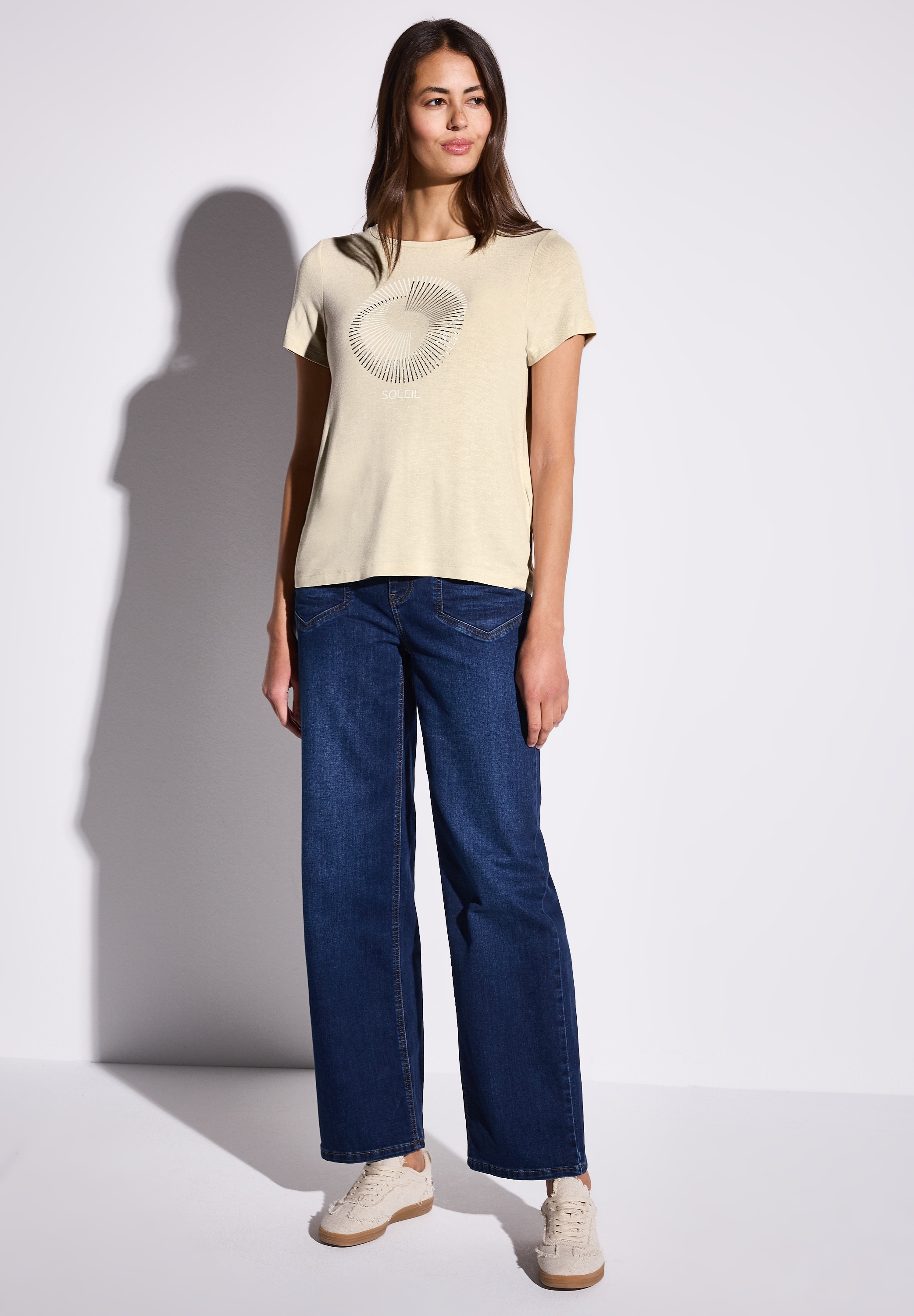 STREET ONE Print-Shirt, mit Rundhalsausschnitt