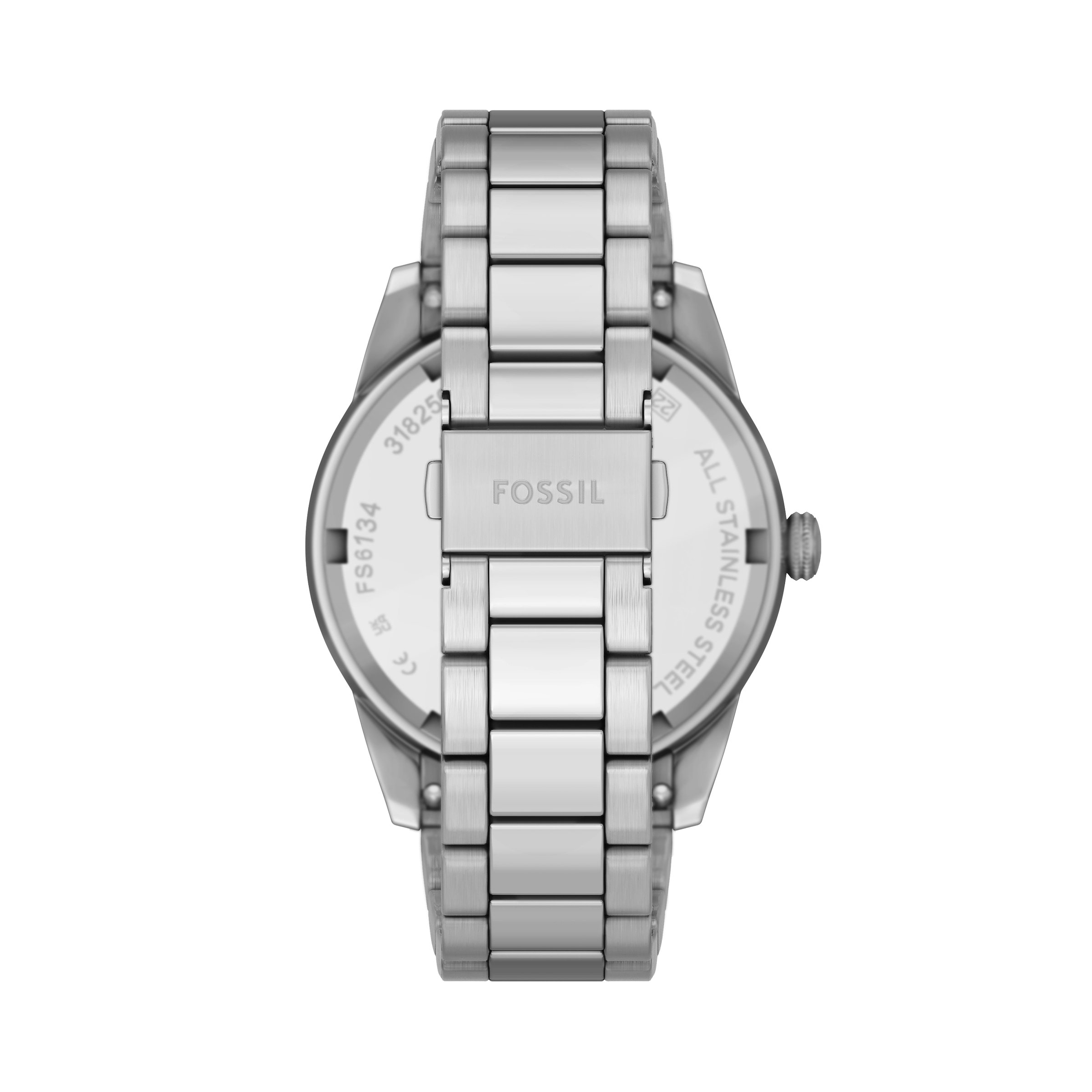 Fossil Quarzuhr »PEARSON«, Armbanduhr, Herrenuhr, Edelstahlarmband, analog, Tag, Wochentag
