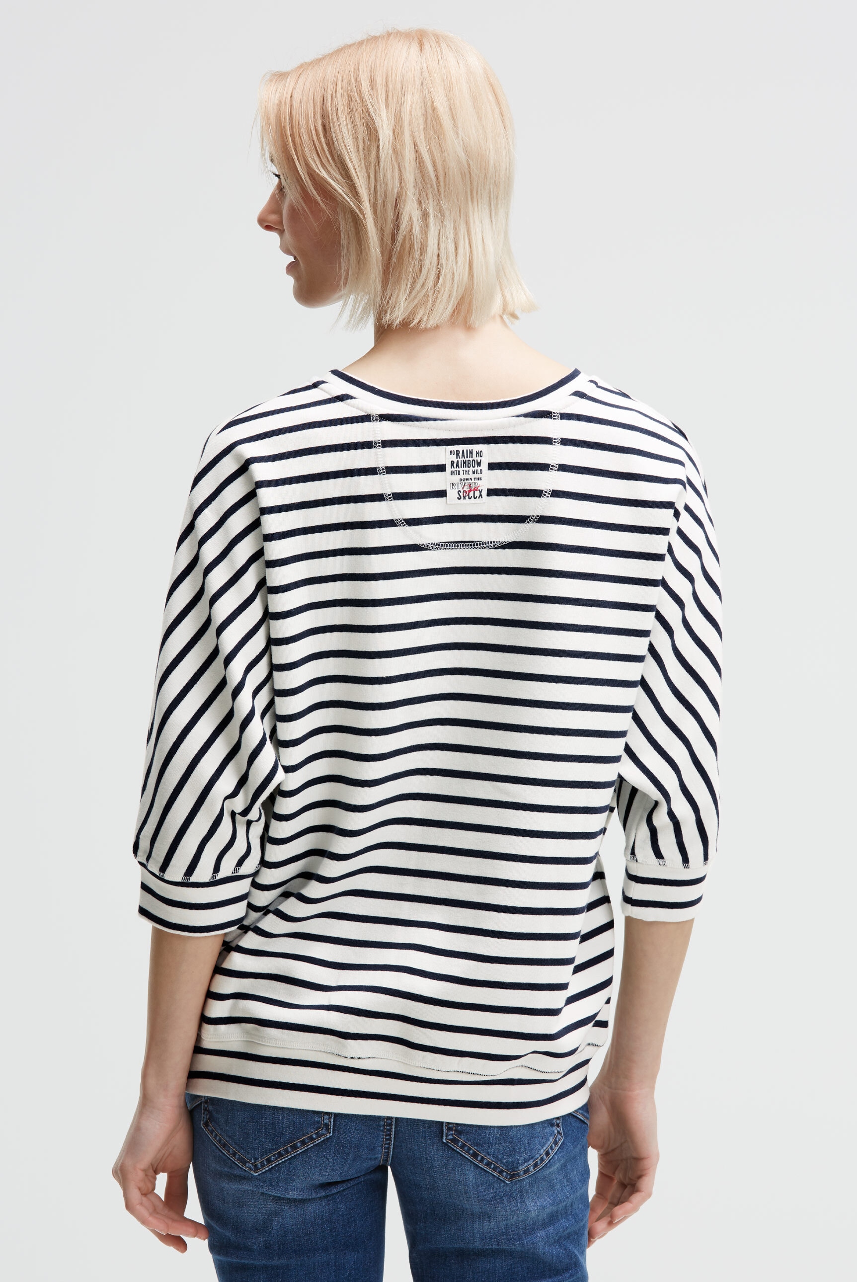 SOCCX Sweater mit Fledermausärmeln