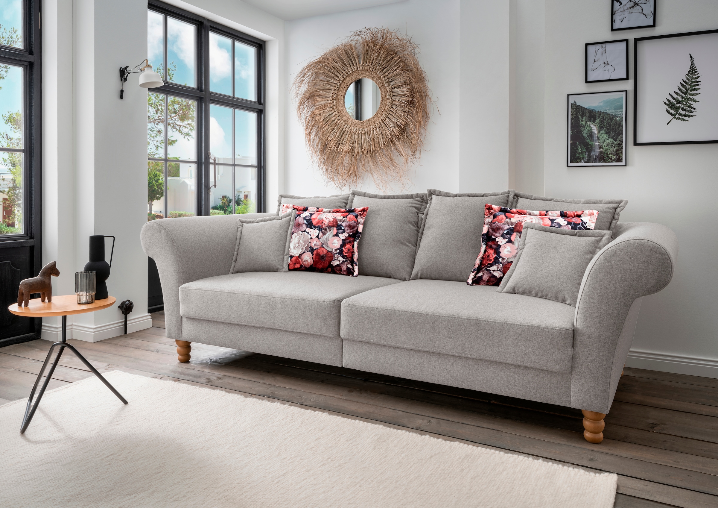 Home affaire Big-Sofa "Tassilo Mega Sofa mit viel Platz, bequem durch Kalts günstig online kaufen