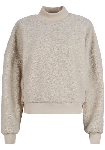 Sweater »Urban Classics Damen Ladies Sherpa Crewneck«