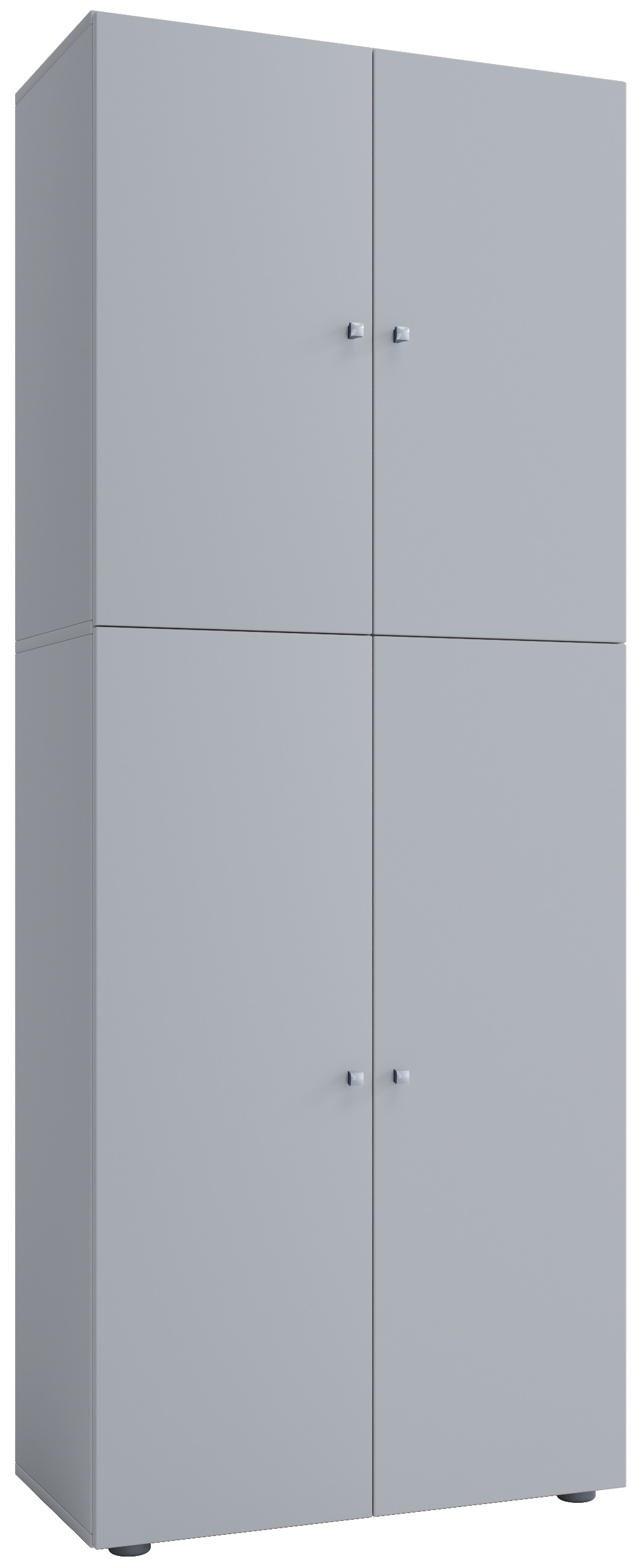 VCM Kleiderschrank »VCM Holz Kleiderschrank | Schrank mit 5 Fächern und Drehtüren | Maße ca. B. 70 x H. 184 x T. 40 cm ¿ Lona«, (1 St.)
