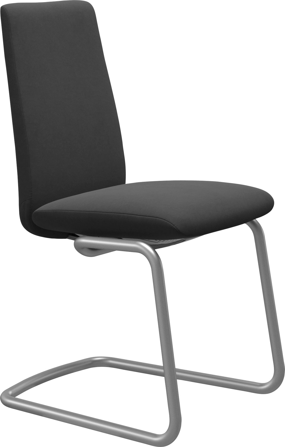 Stressless Polsterstuhl "Laurel", Microfaser DINAMICA, Low Back, Größe M, mit Beinen aus Stahl in Chrom matt