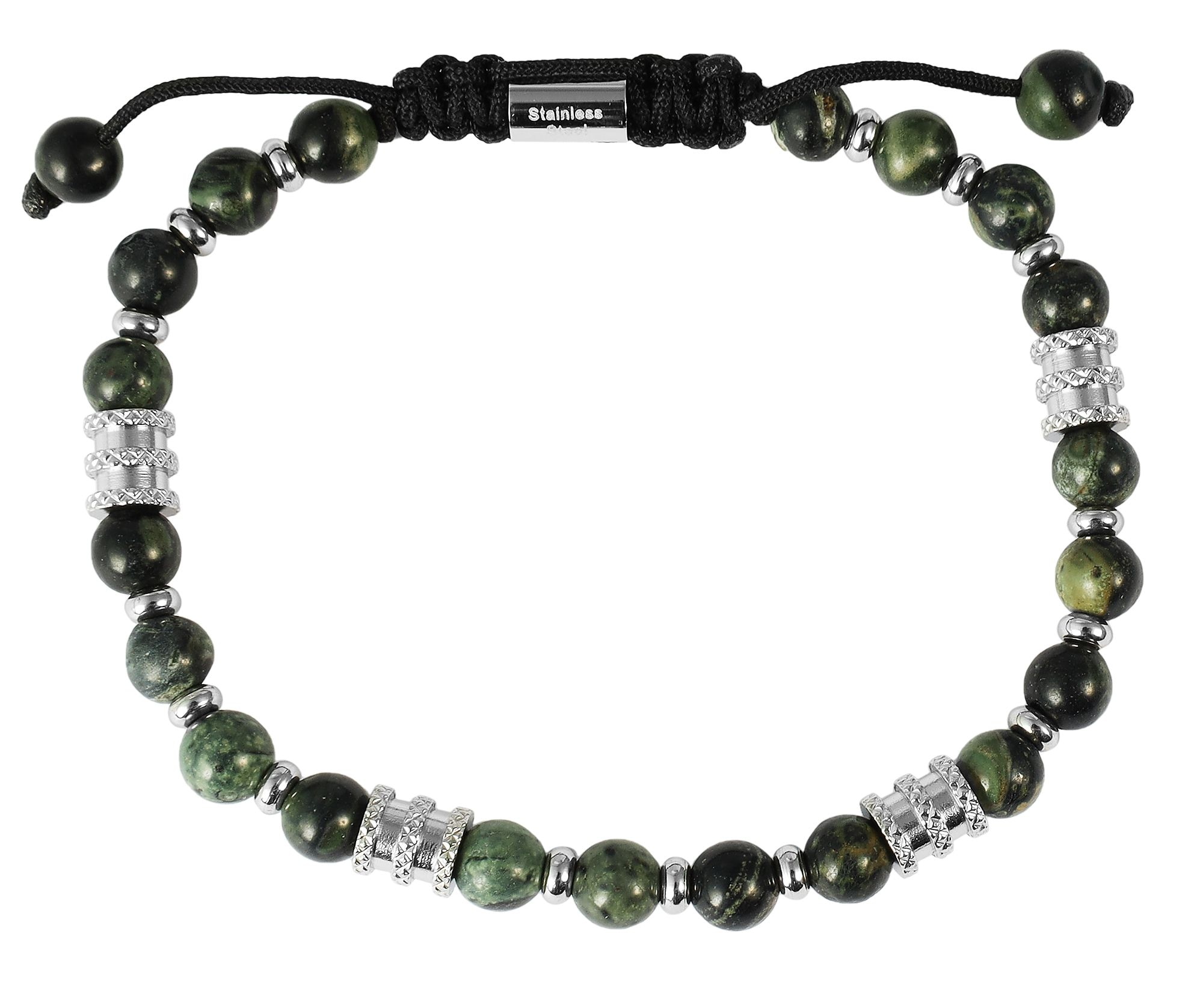 Adelia´s Gliederarmband »Armband – Kugelarmband aus Edelstahl mit Tigerauge 19,5 cm« Ideal als Geschenk zum Muttertag