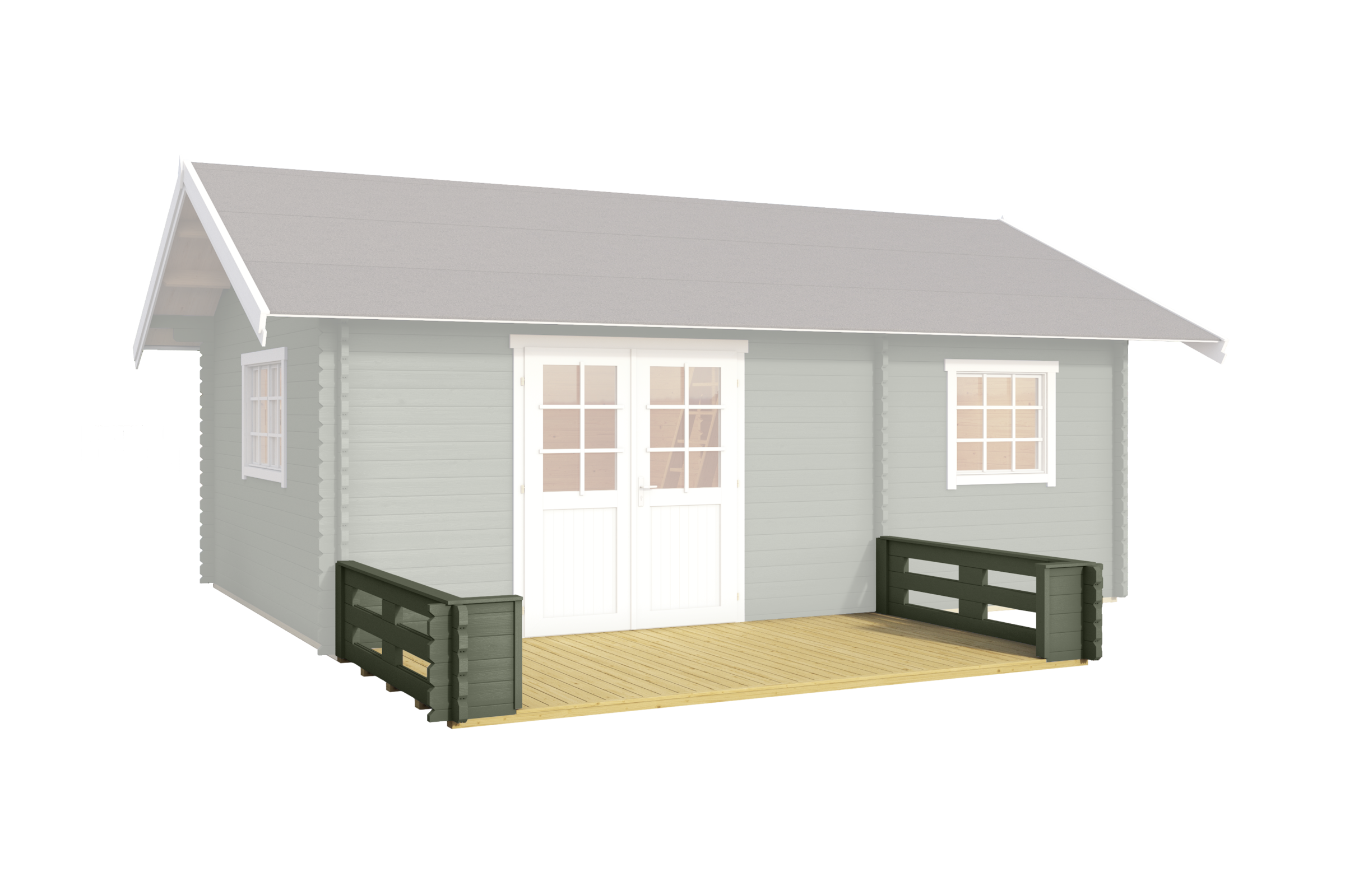 Nordic Holz Terrasse "CAROLINE", BxT: 365x200 cm, mit Unterkonstruktion und günstig online kaufen