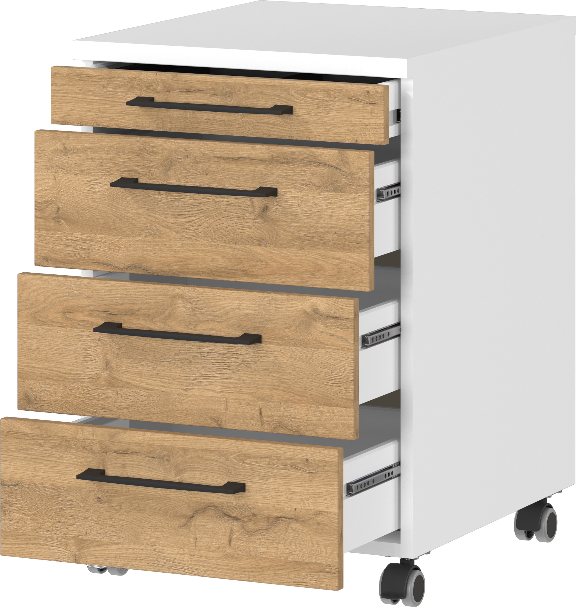 GERMANIA Büromöbel-Set »Profi 3.0«, Büromöbel-Set bestehend aus Schreibtisch und Rollcontainer