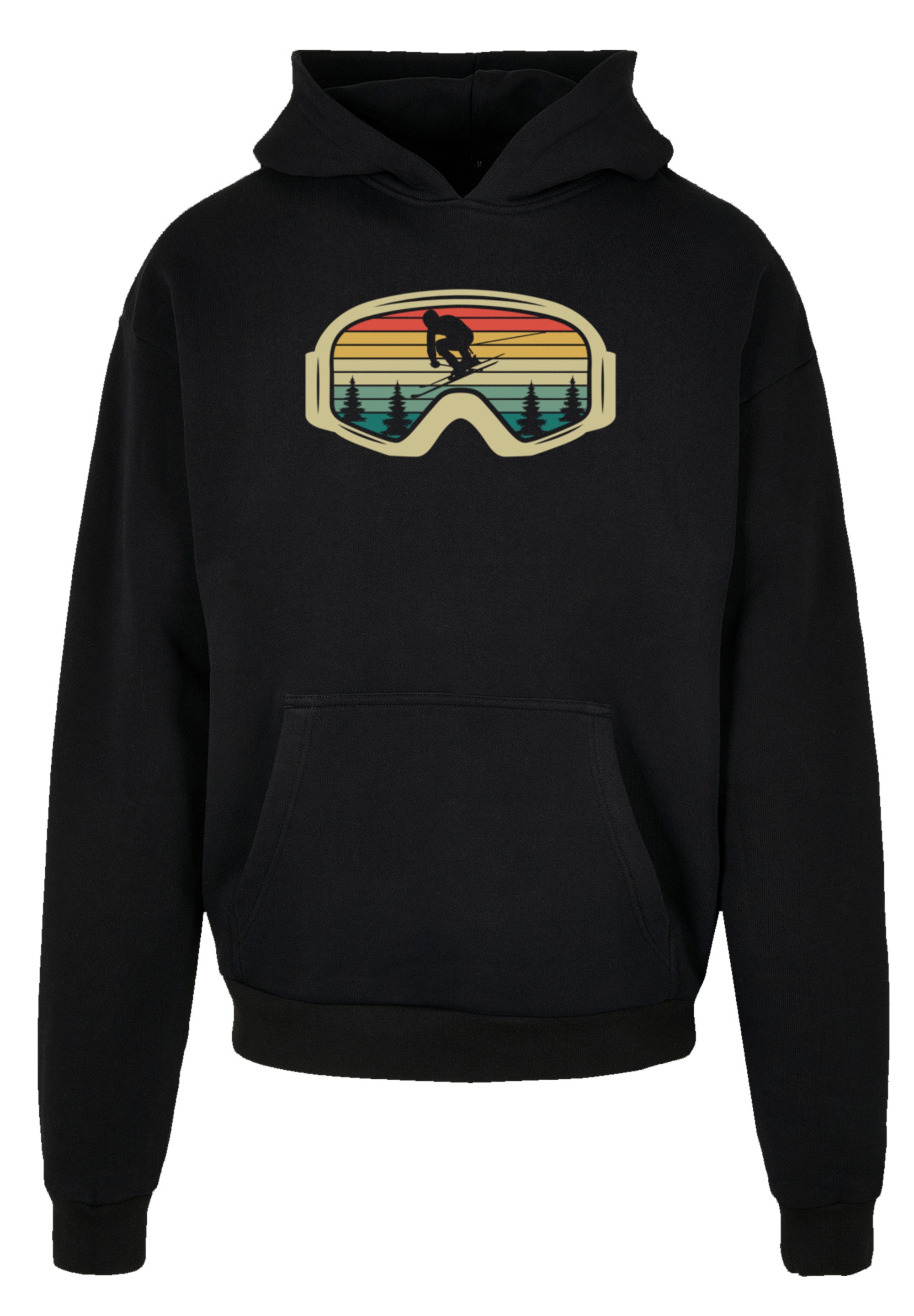 F4NT4STIC Kapuzenpullover »Retro Skibrille Wintersport«, Premium Qualität