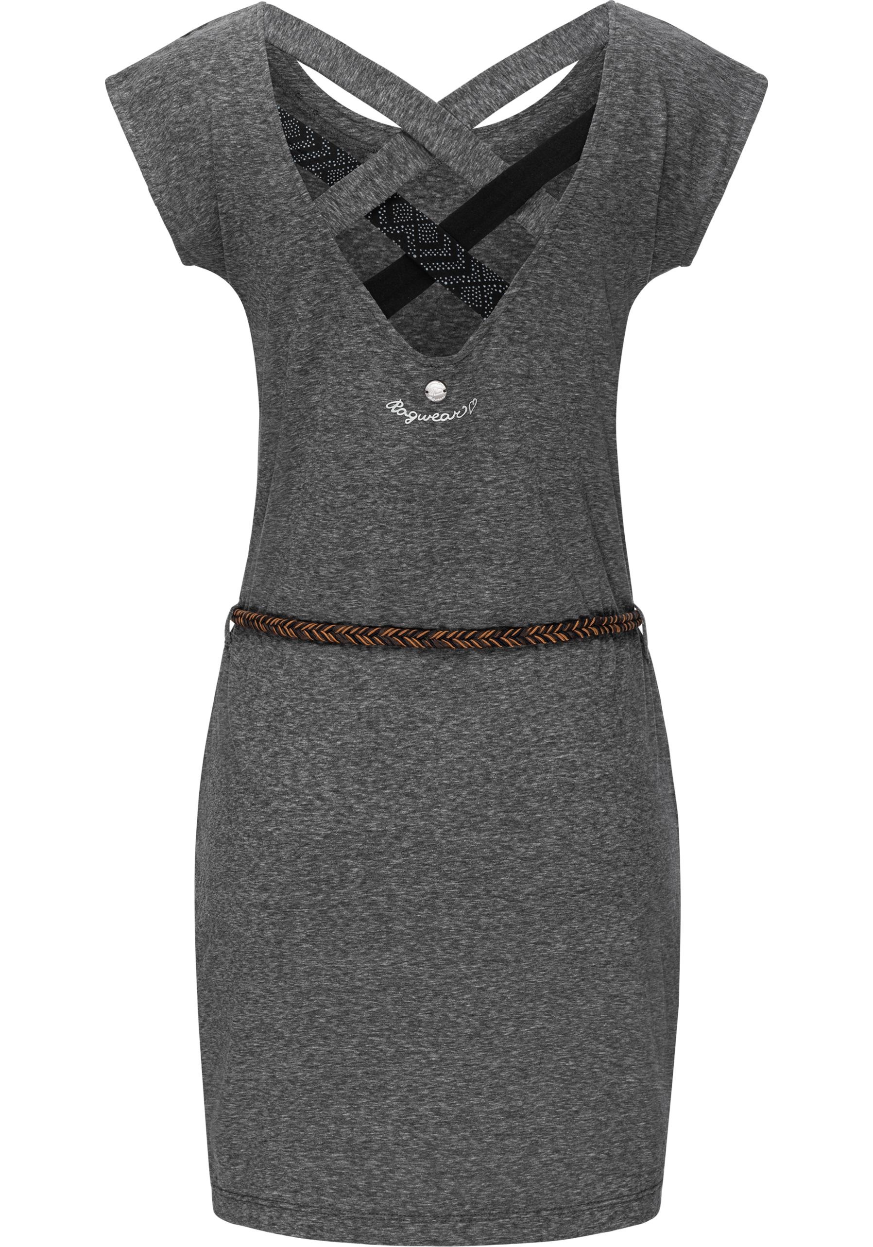 Ragwear Sommerkleid »Sofia Dress II«, stylisches Kleid mit gekreuztem Rückenausschnitt