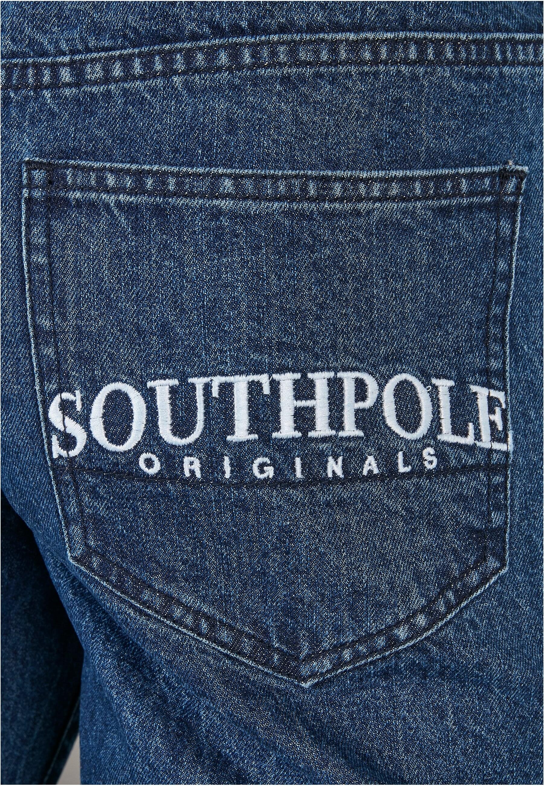 Southpole Bequeme Jeans »Southpole Herren Southpole Spray Logo Denim«, (1 tlg.)