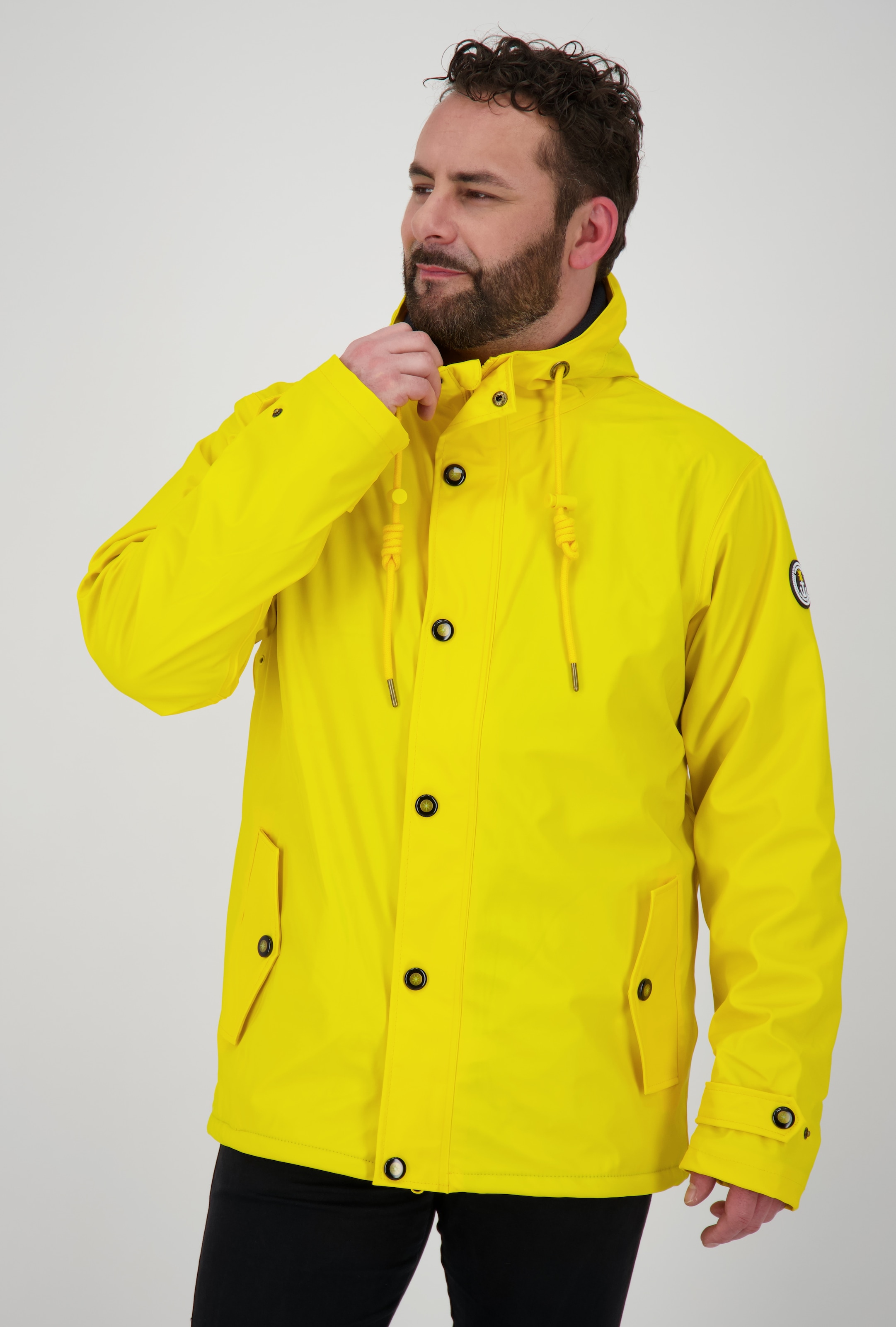 DEPROC Active Regenjacke "Friesennerz ANKERGLUTREISE MEN", auch in Großen Größen erhältlich