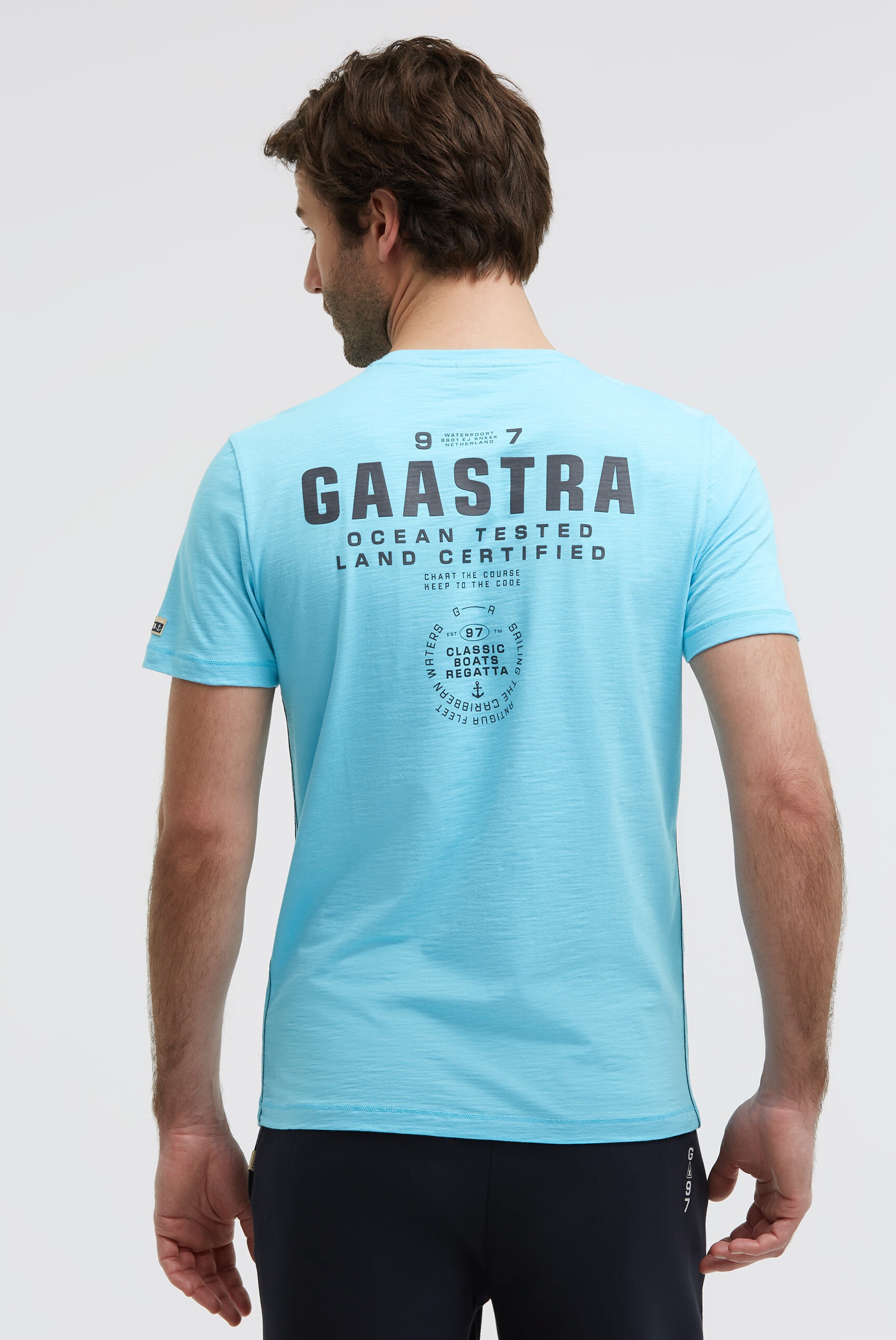 Gaastra Rundhalsshirt mit Kontrastnähten