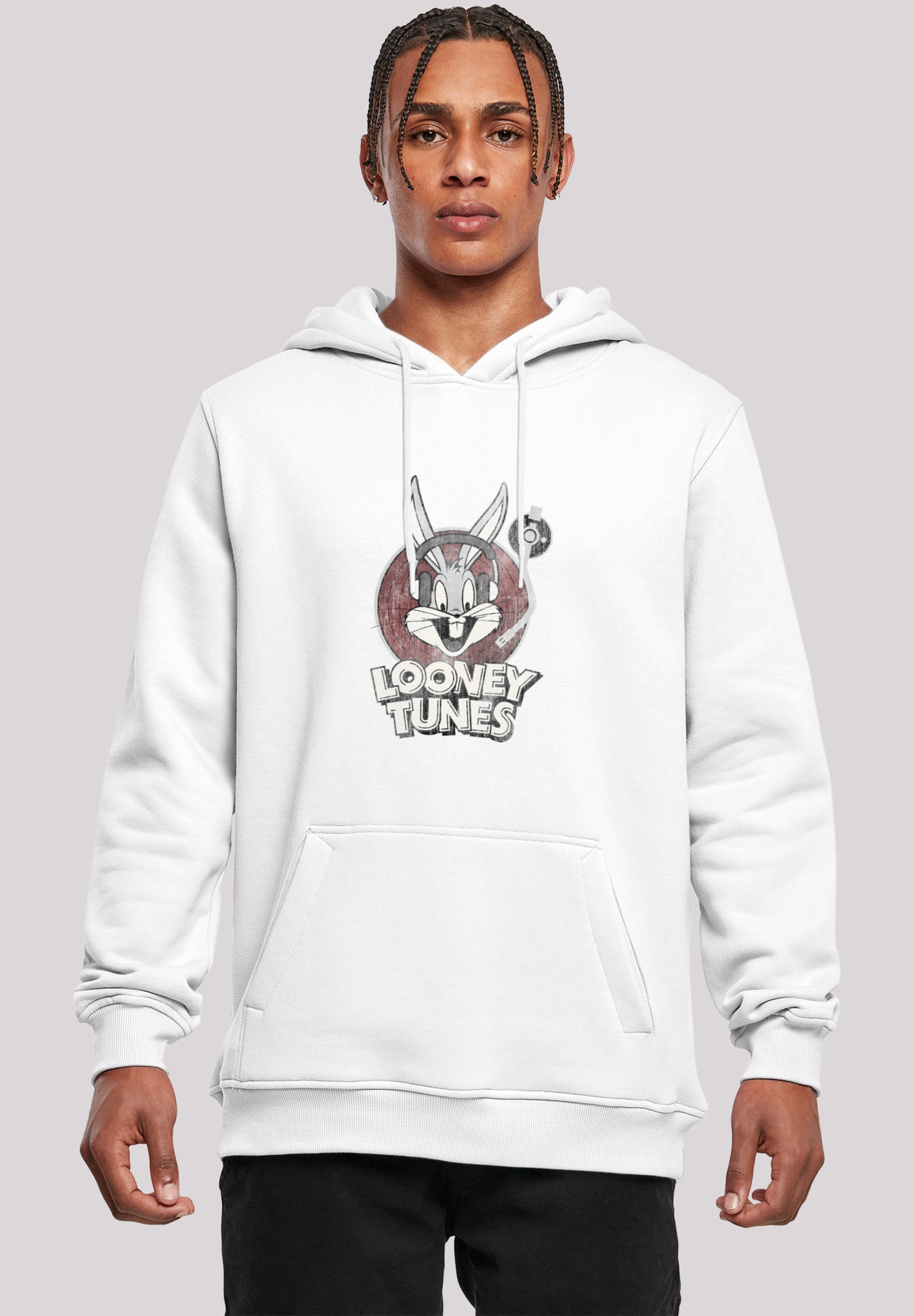 F4NT4STIC Sweatshirt »Hoodie 'Looney Tunes Bugs Bunny'«, Herren,Premium Merch,Slim-Fit,Kapuzenpullover,Bedruckt