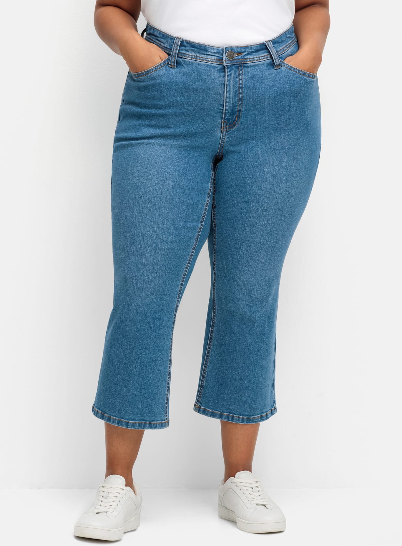 Sheego 7/8-Jeans, (1 tlg.) günstig online kaufen