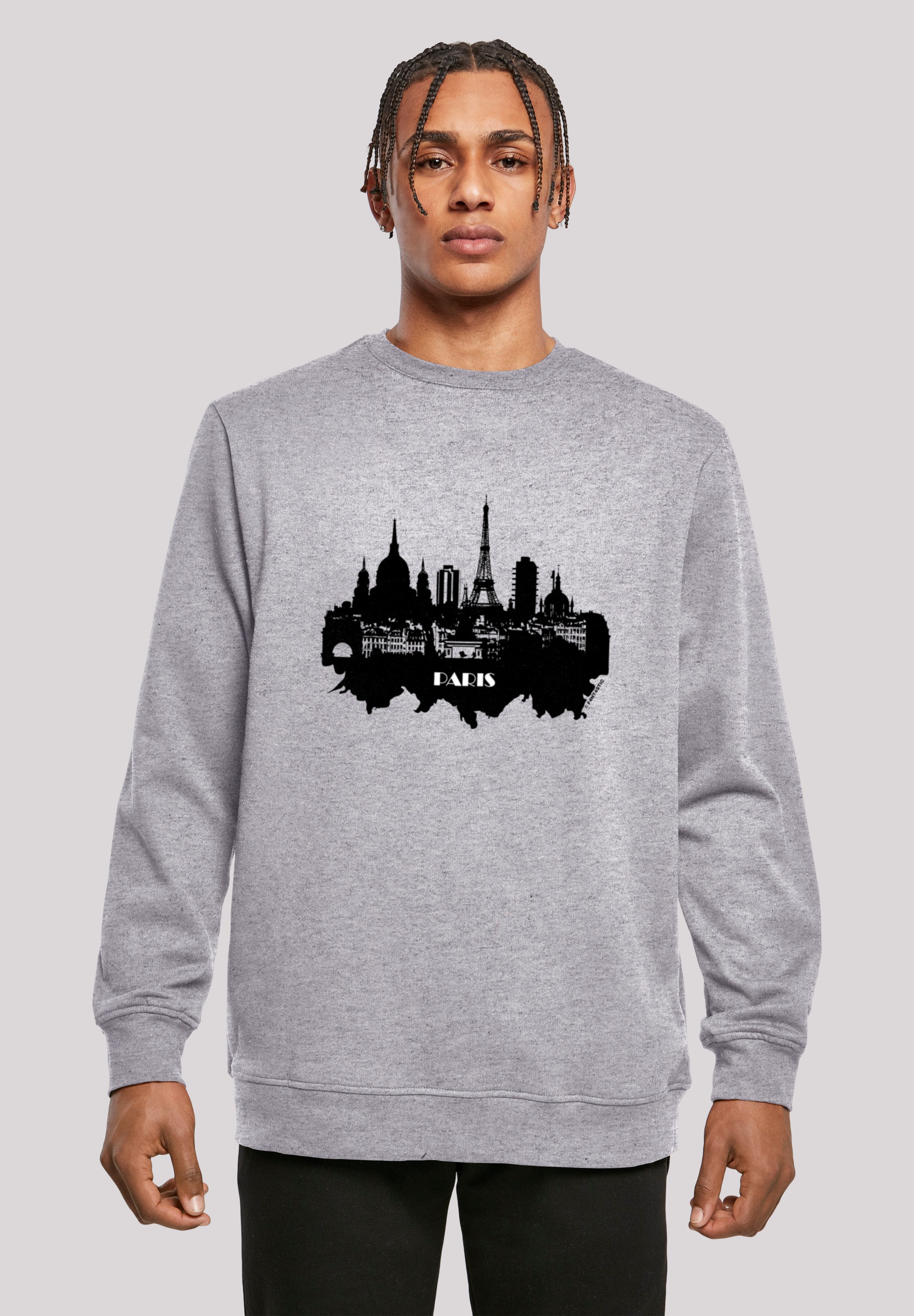 F4NT4STIC Kapuzenpullover "PARIS SKYLINE CREW", Print