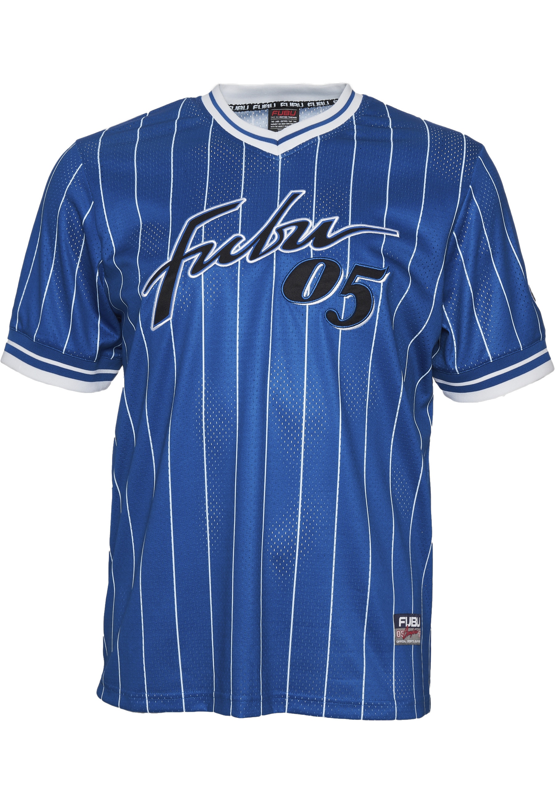 Fubu T-Shirt "Fubu Herren FM232-012-2 FUBU Retro Pinstripe Jersey" 1 Stk. günstig online kaufen