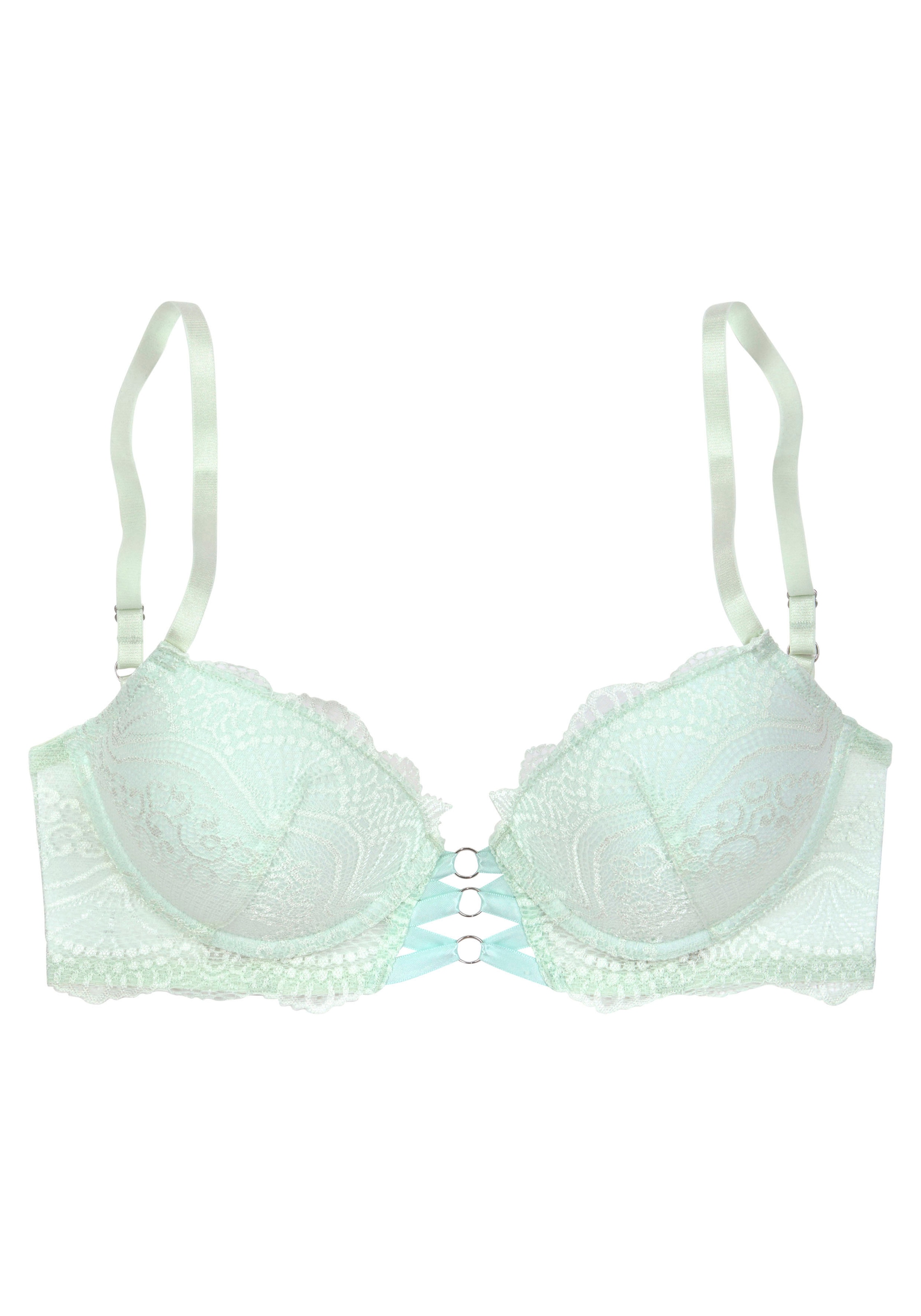 LASCANA Push-up-BH »Eleonora«, mit dekorativer Schnürung vorn, sexy Dessous