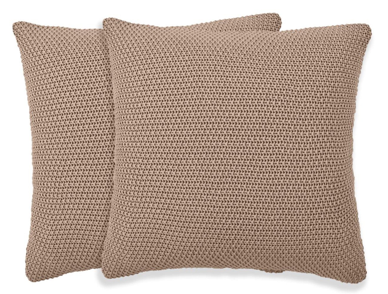 OTTO home Dekokissen "Phelon" Vorderseite: Strickmuster, 100% Baumwolle, weich, uni