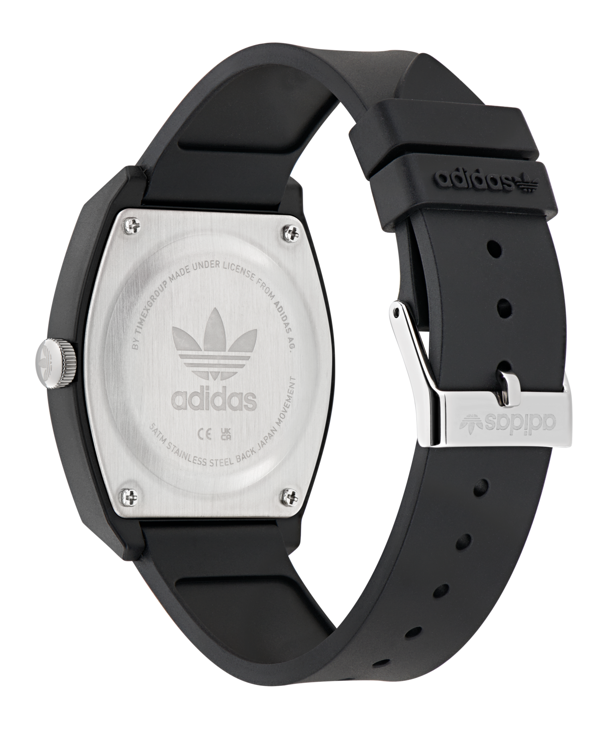 adidas Originals Quarzuhr »PROJECT TWO«, Armbanduhr, Herrenuhr, Damenuhr, Resinarmband, Acrylglas