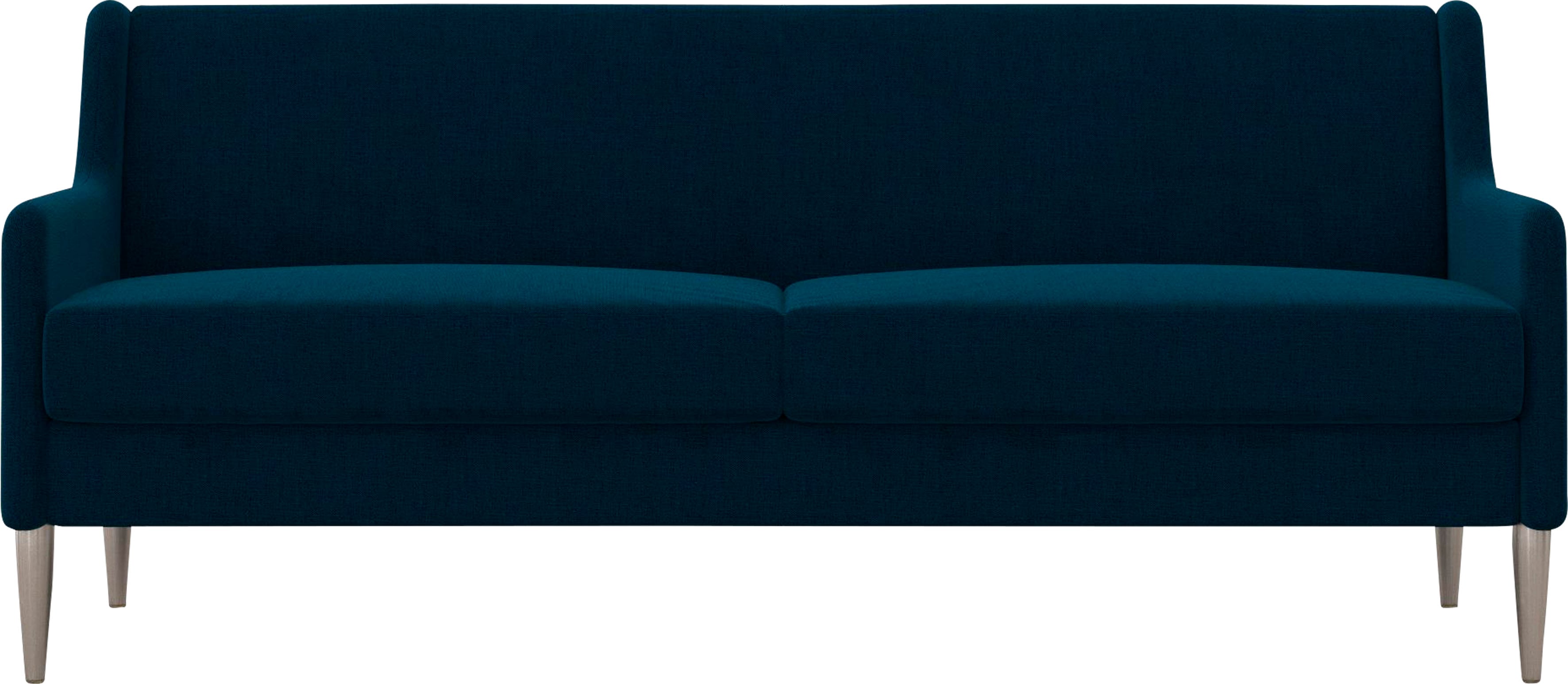 Dorel Home 3-Sitzer "Virginia" Webstoff, Sitz und Rücken gepolstert, Beine aus Stahl, Sitzhöhe 42,5cm