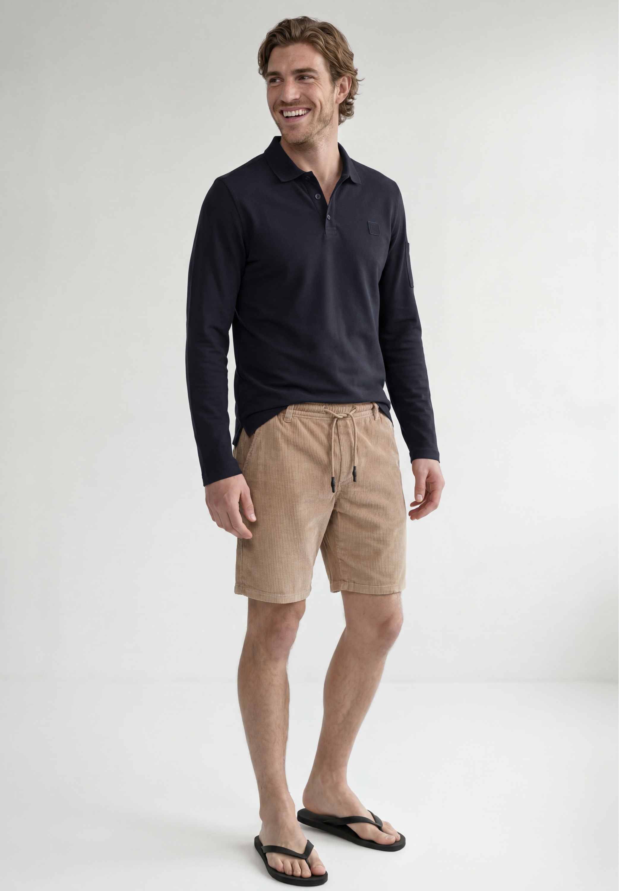 STREET ONE MEN Poloshirt aus reiner Baumwolle