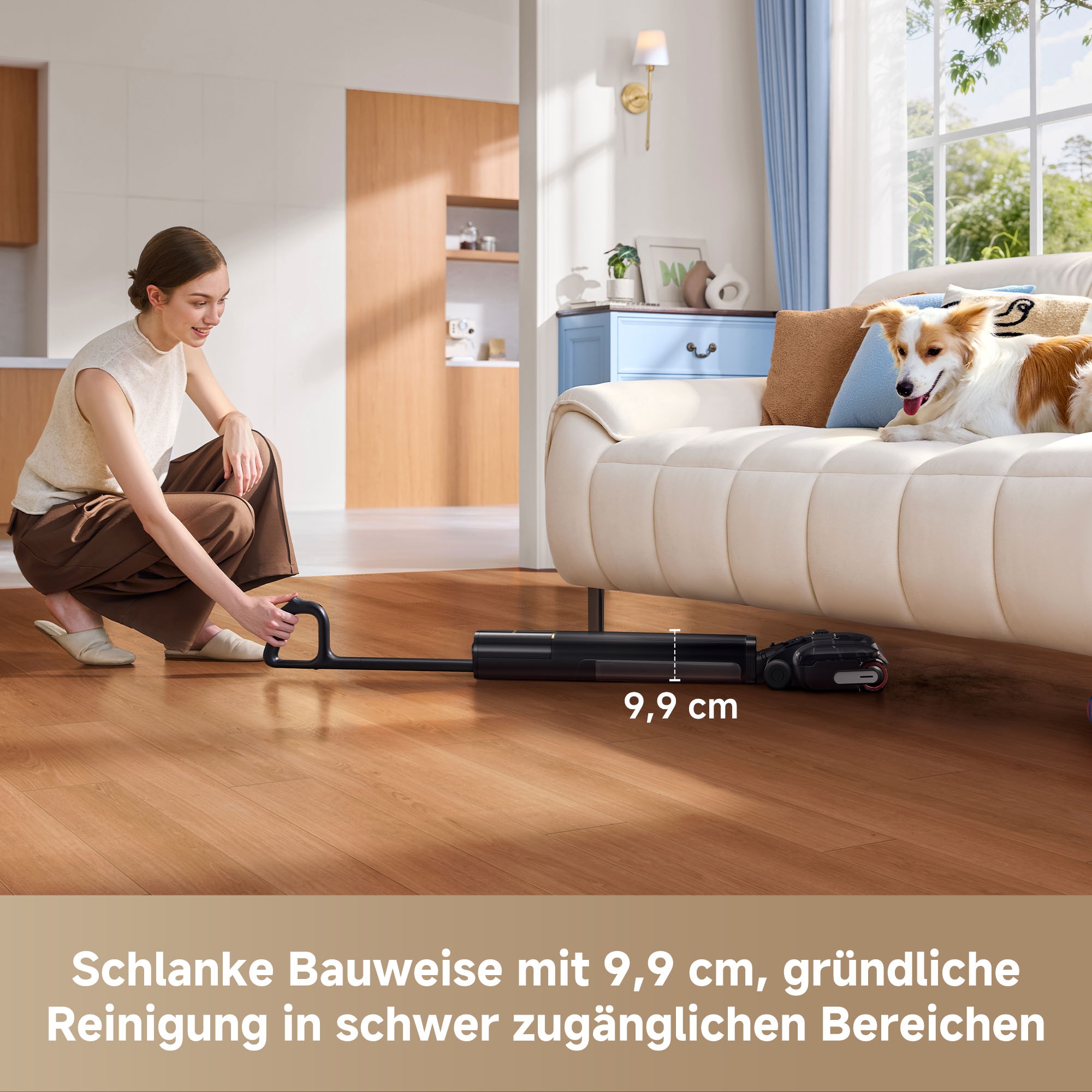 Dreame Nass-Trocken-Sauger »G12 Pro Flex« 35 min Laufzeit, Frischwasserreinigung