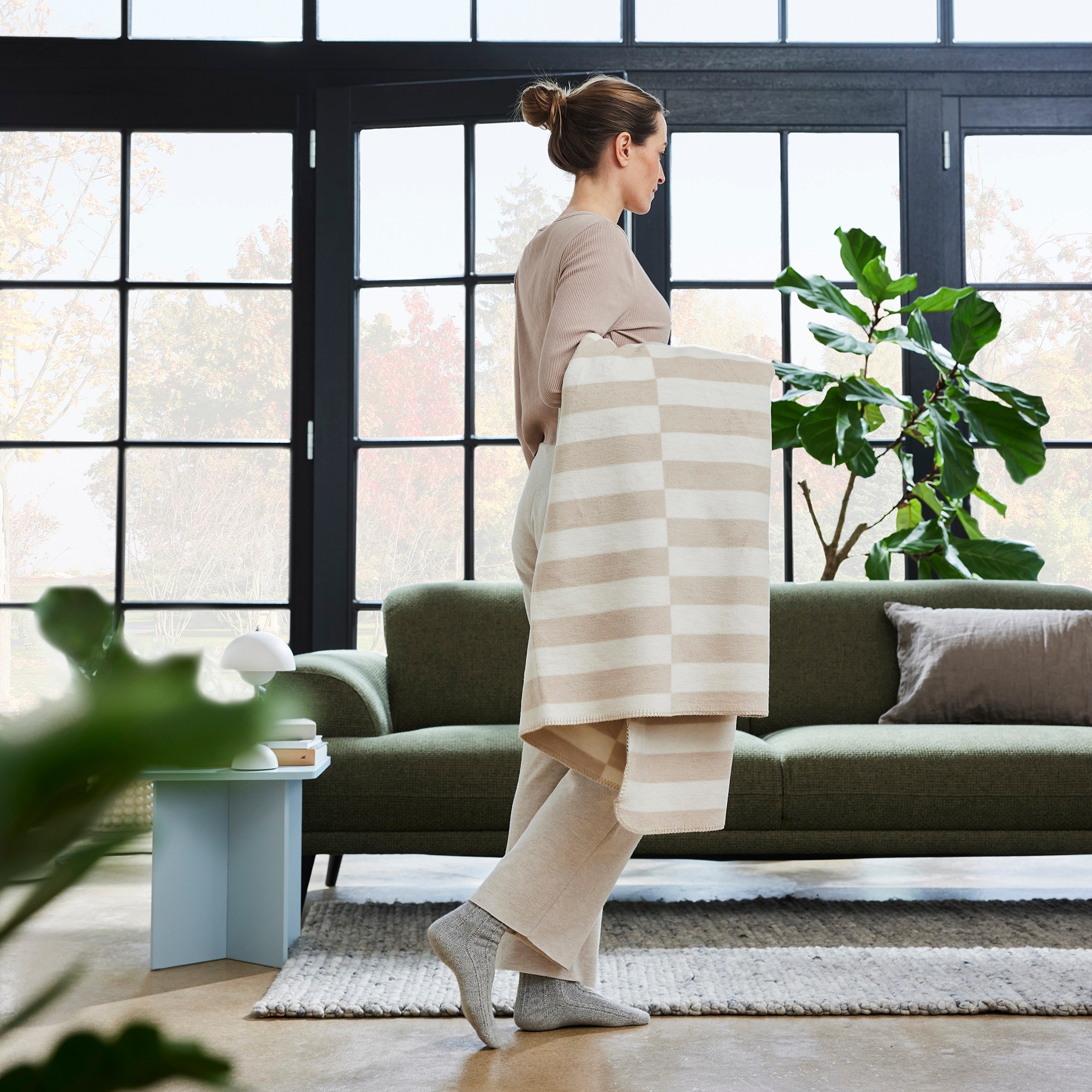 IBENA Wohndecke »Vigo«, minimalistisches Design