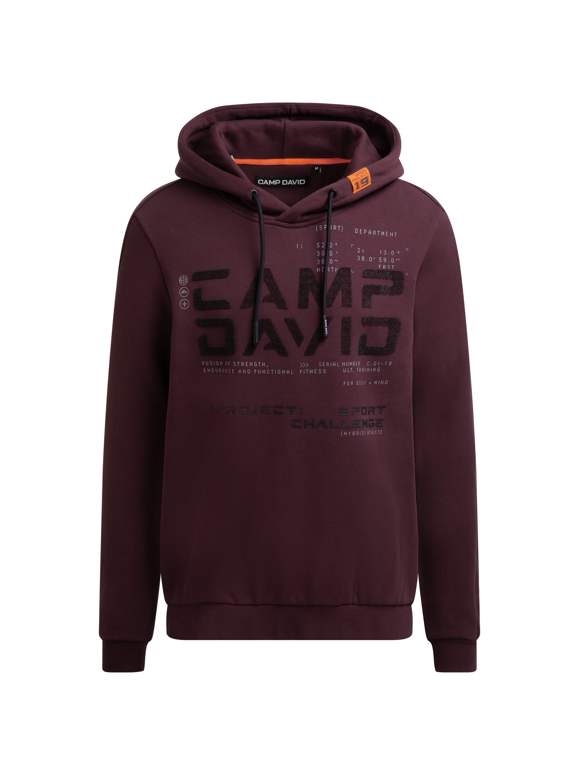 CAMP DAVID Kapuzensweatshirt , aus Baumwolle
