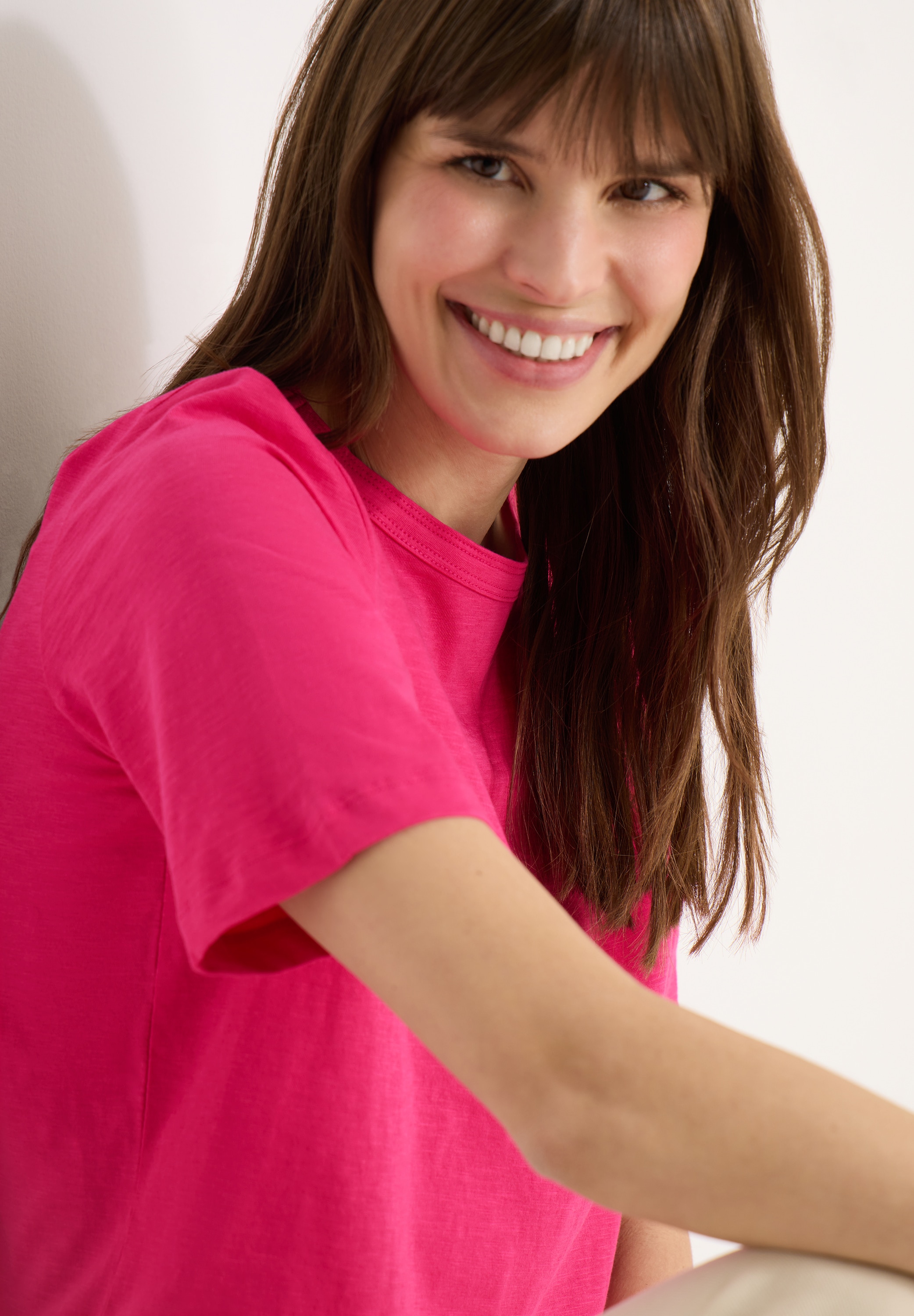 Cecil Kurzarmshirt aus weicher Baumwolle