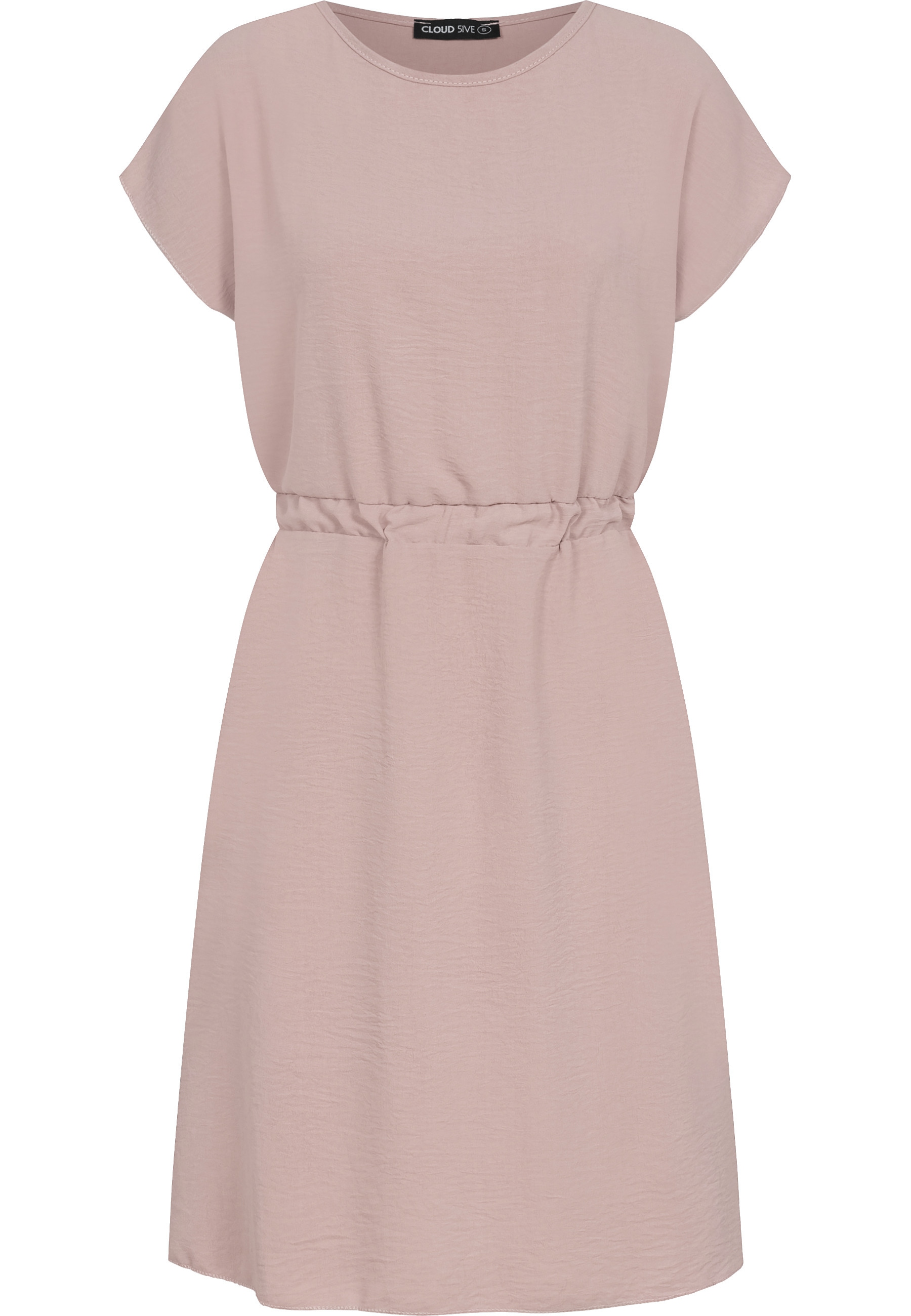 CLOUD 5IVE Shirtkleid "CLOUD 5IVE Musselin T-Shirt-Kleid mit elastischem Ta günstig online kaufen