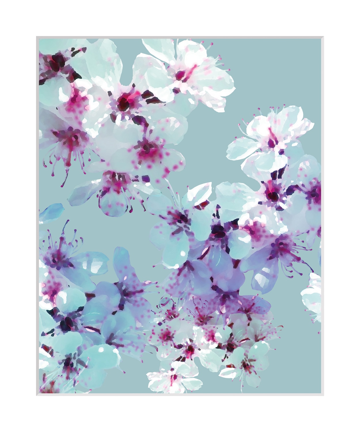 queence Bild »Nadine«, Blumen, Blumen, gerahmt