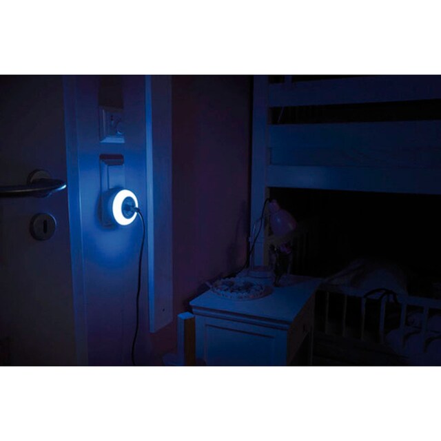 Nachtlicht LED | Brennenstuhl »Color Steckdose RCD«, NL und BAUR 09 Dämmerungssensor mit