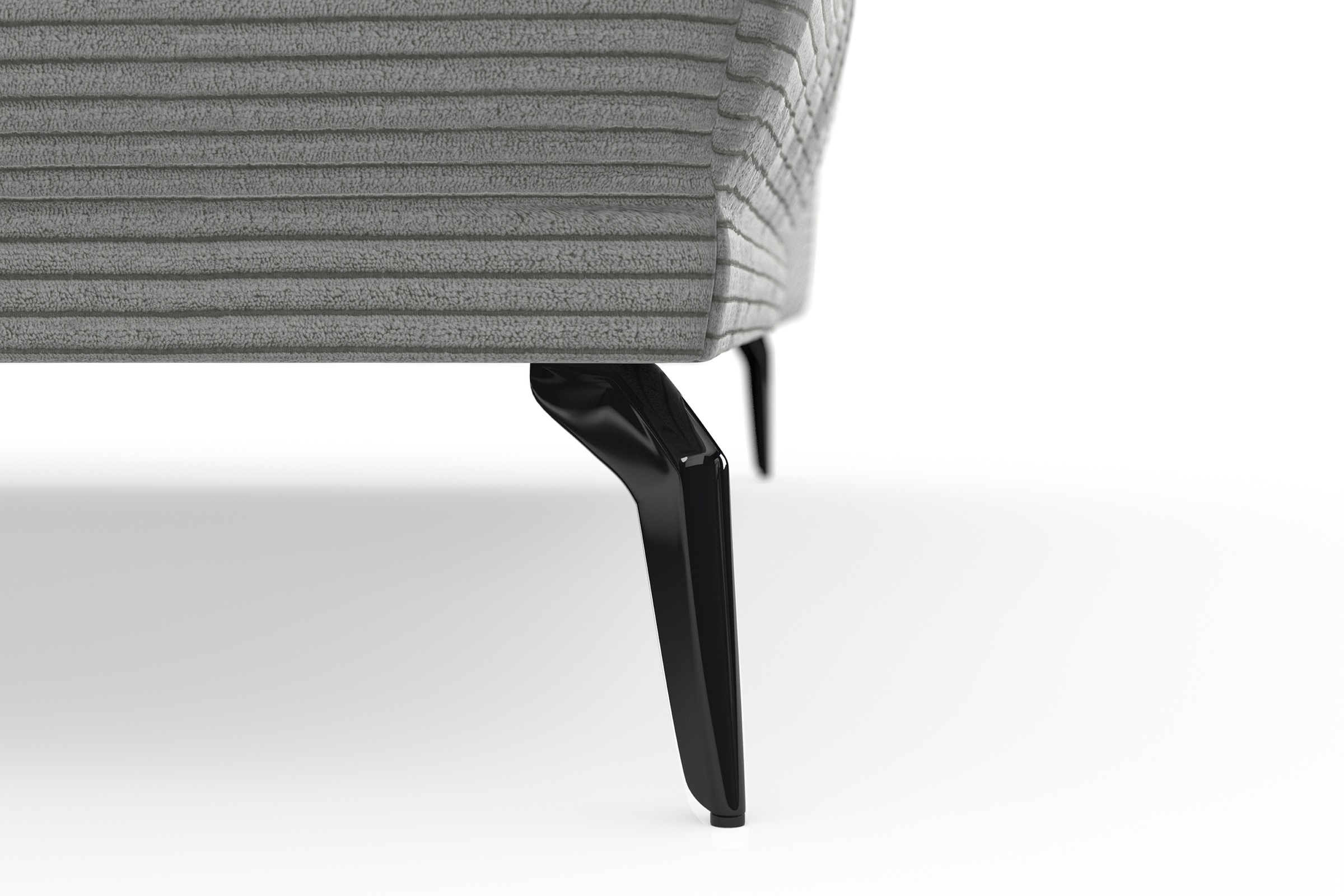 INOSIGN Ecksofa »Coco L-Form«, Sitztiefen-, Arm- und Kopfteilverstellung, Cord-Bezug, Fußhöhe 15 cm