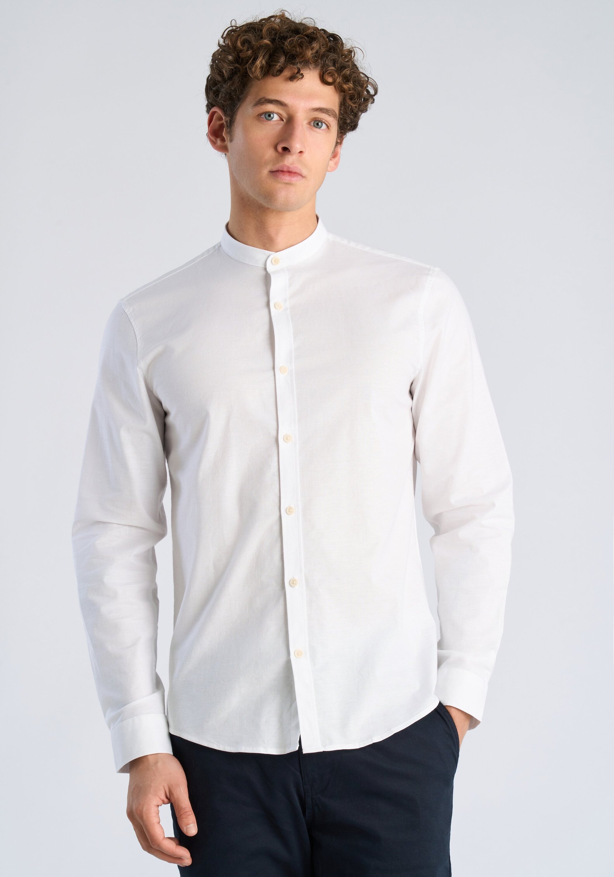LINDBERGH Businesshemd "Oxford-Hemd (Langarm) Relaxed Fit"