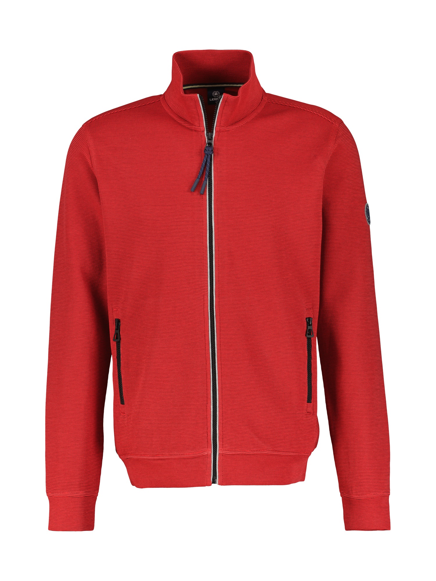 LERROS Sweatjacke "LERROS Unifarbene Herren-Sweatjacke" günstig online kaufen