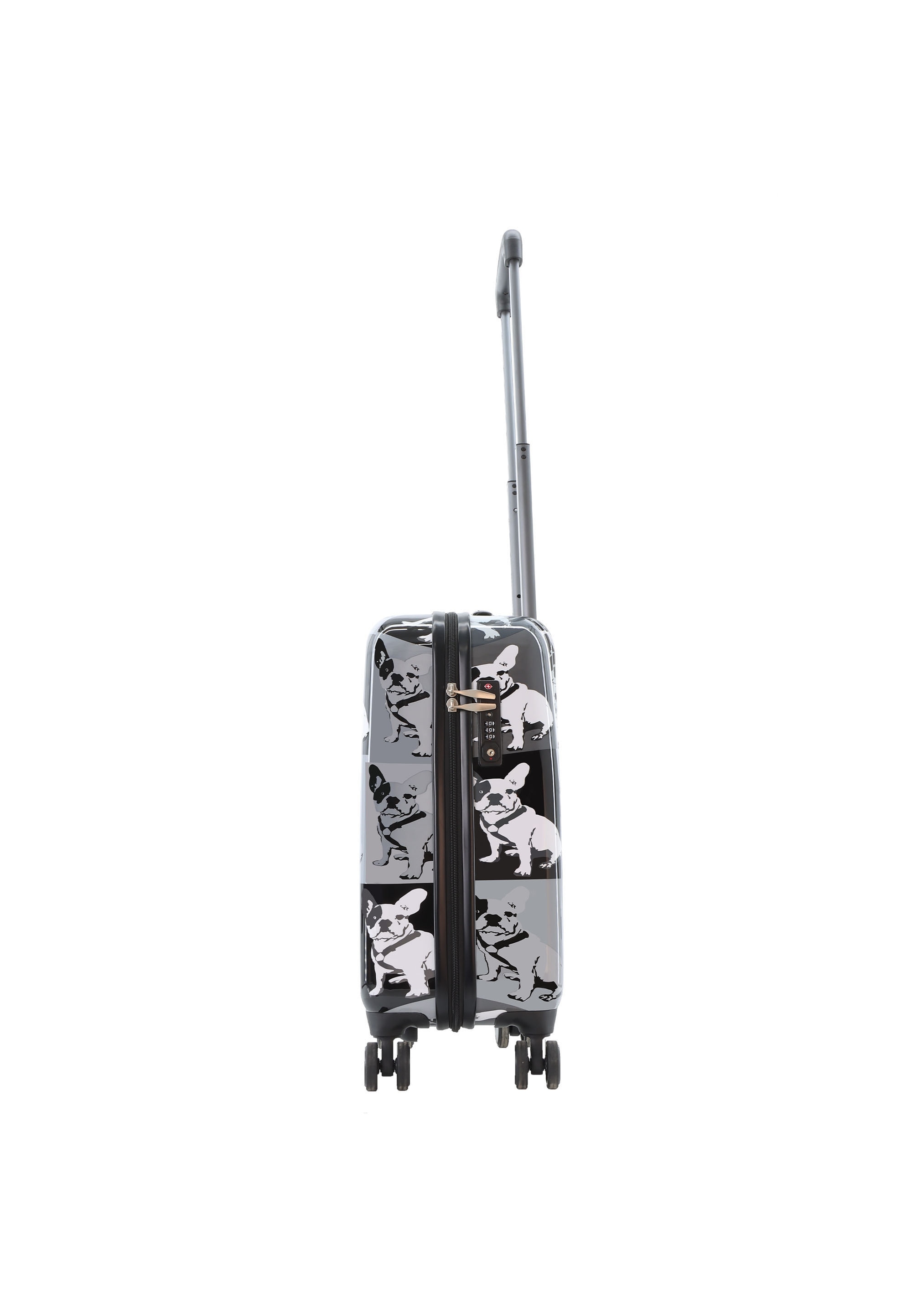 Saxoline® Koffer »Bulldog Monochrome«, aus ABS-Materialien