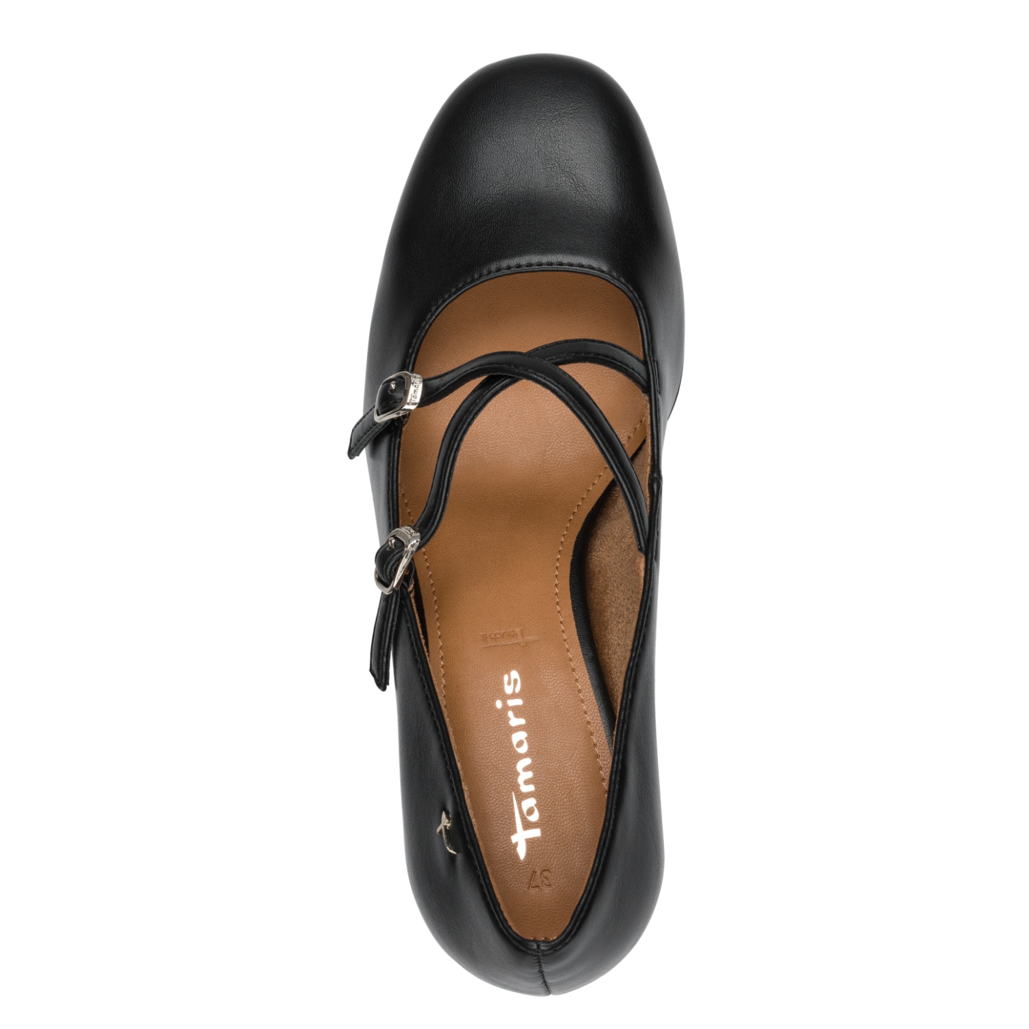 Tamaris Spangenpumps  , Blockabsatz, Abendschuh, Festtagsschuh mit verstellbaren Schnallen