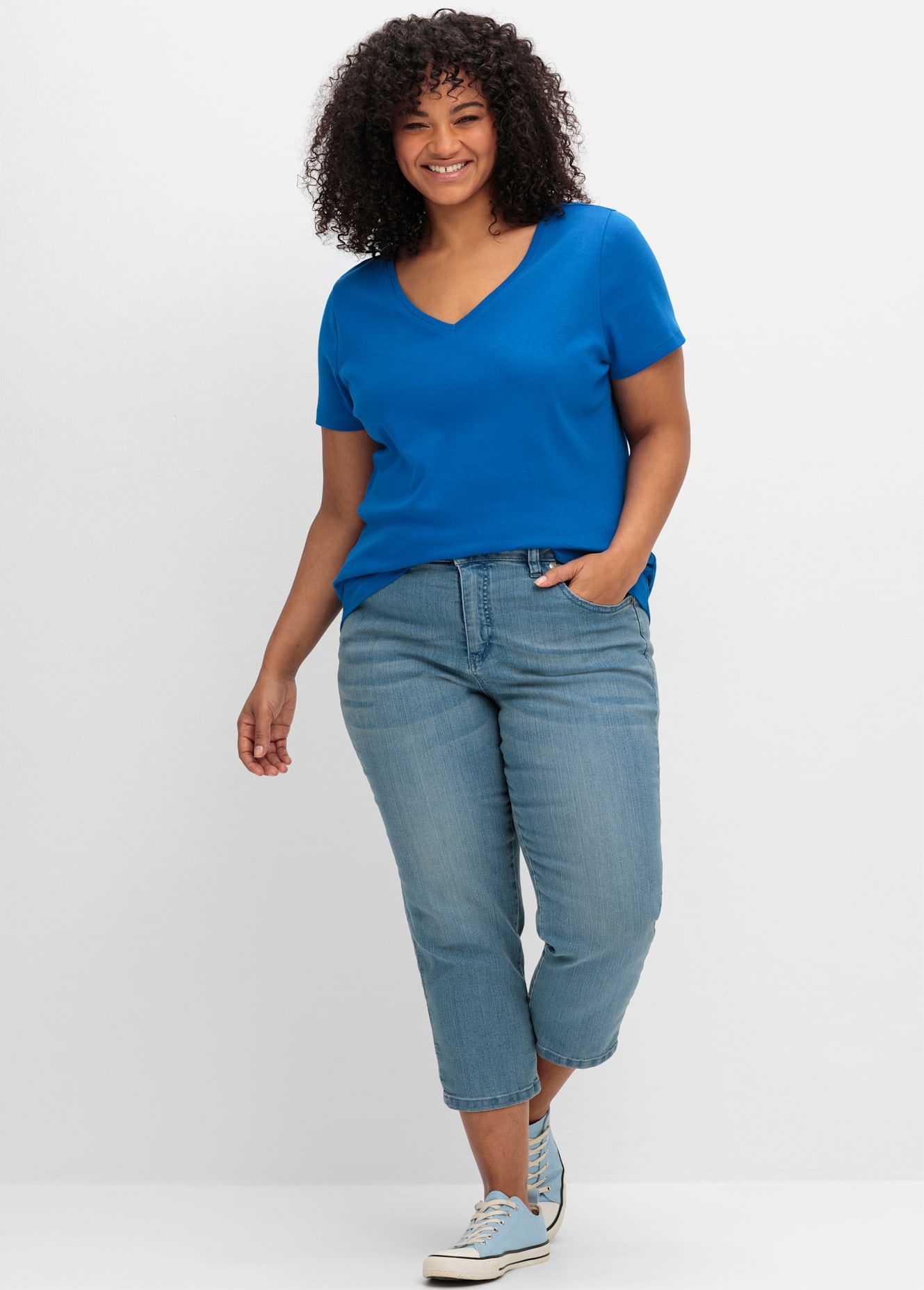 Sheego T-Shirt "T-Shirt" 1 Stk. günstig online kaufen